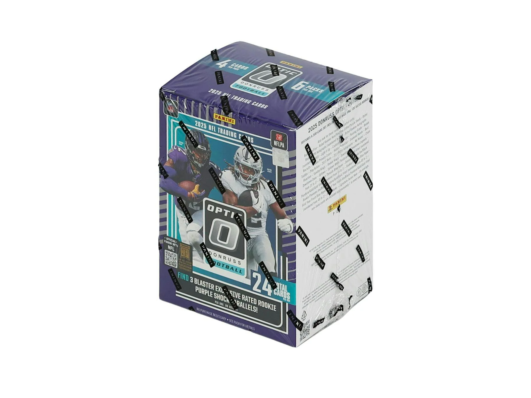 2025 Panini Donruss Optic Football 6-Pack Blaster Box (Purple Shock Parallels!) | Columbia Sports Cards - Image 2