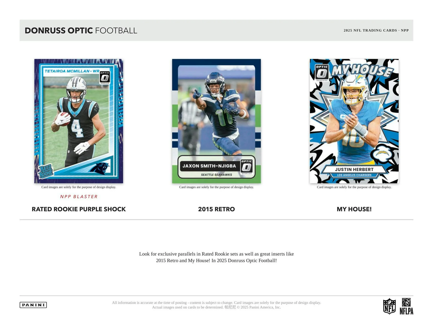 2025 Panini Donruss Optic Football 6-Pack Blaster Box (Purple Shock Parallels!) | Columbia Sports Cards - Image 4