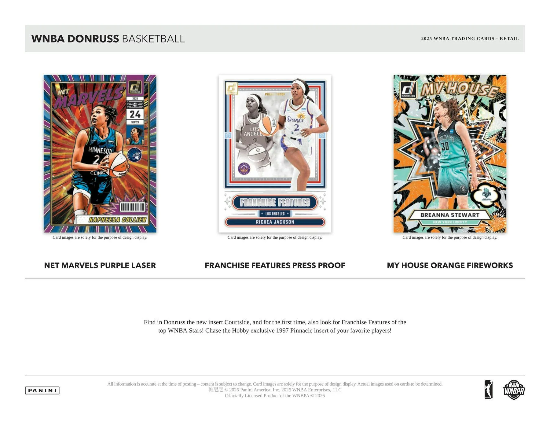 2025 Panini Donruss WNBA Basketball Mega Box | Columbia Sports Cards - Image 3