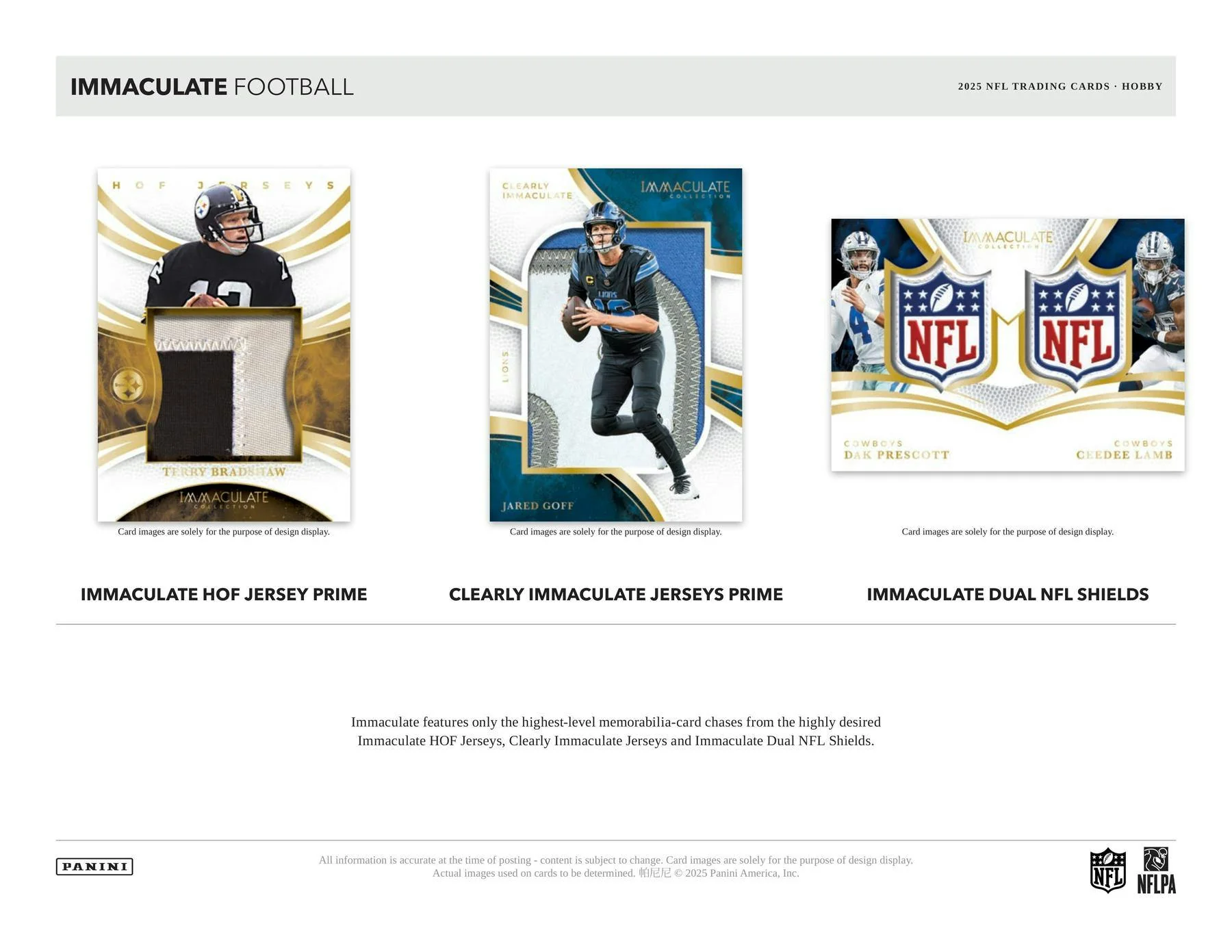 2025 Panini Immaculate Football Hobby Box | Columbia Sports Cards - Image 6