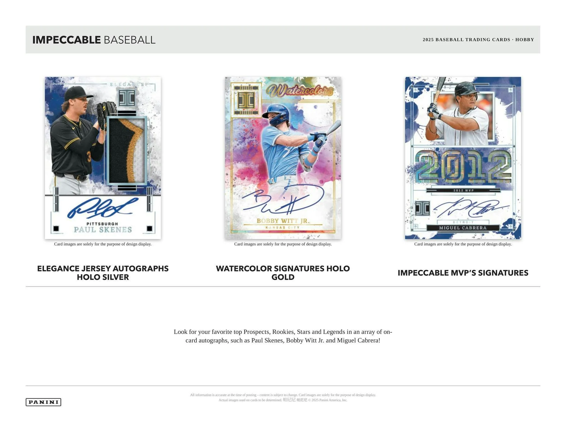 2025 Panini Impeccable Baseball Hobby Box | Columbia Sports Cards - Image 4