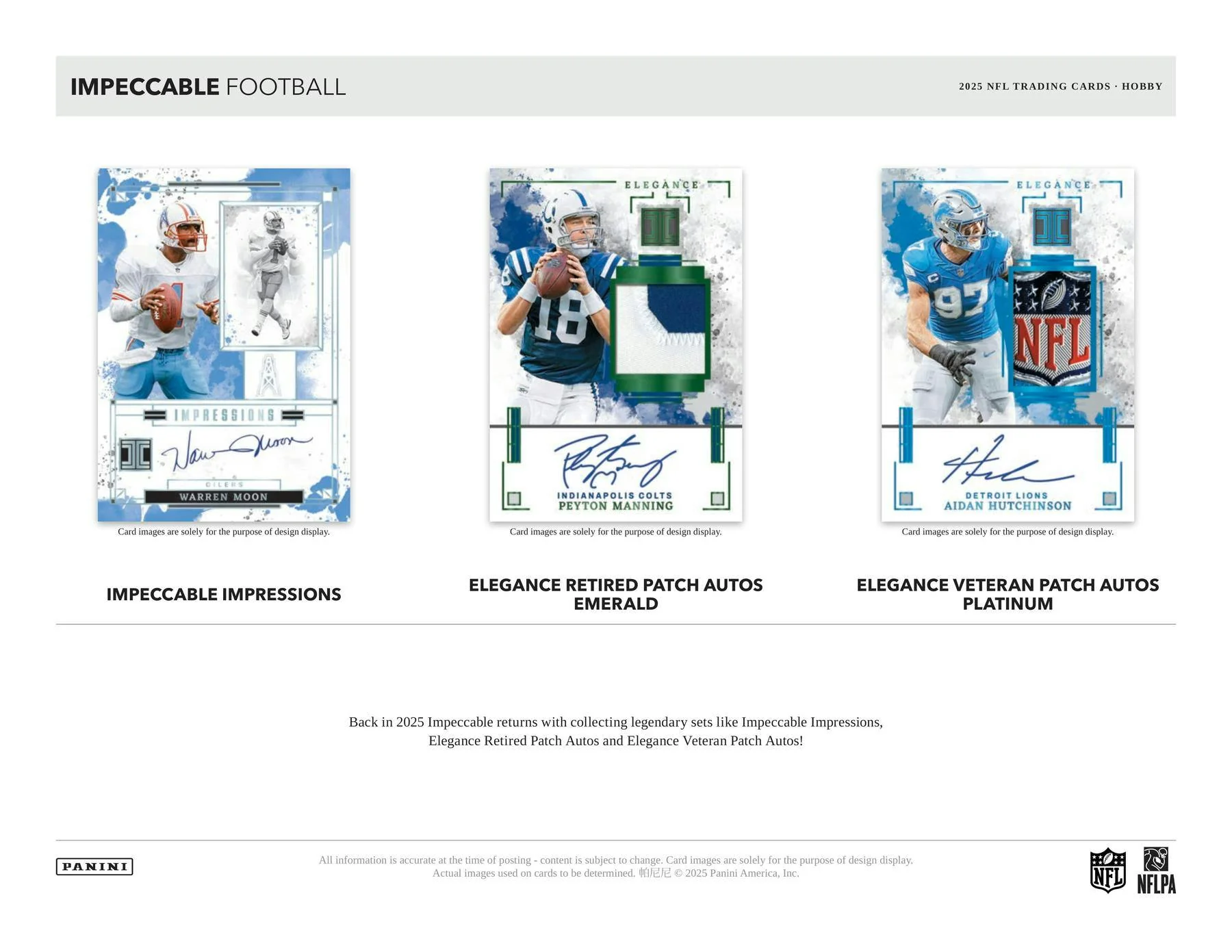 2025 Panini Impeccable Football Hobby Box | Columbia Sports Cards - Image 5