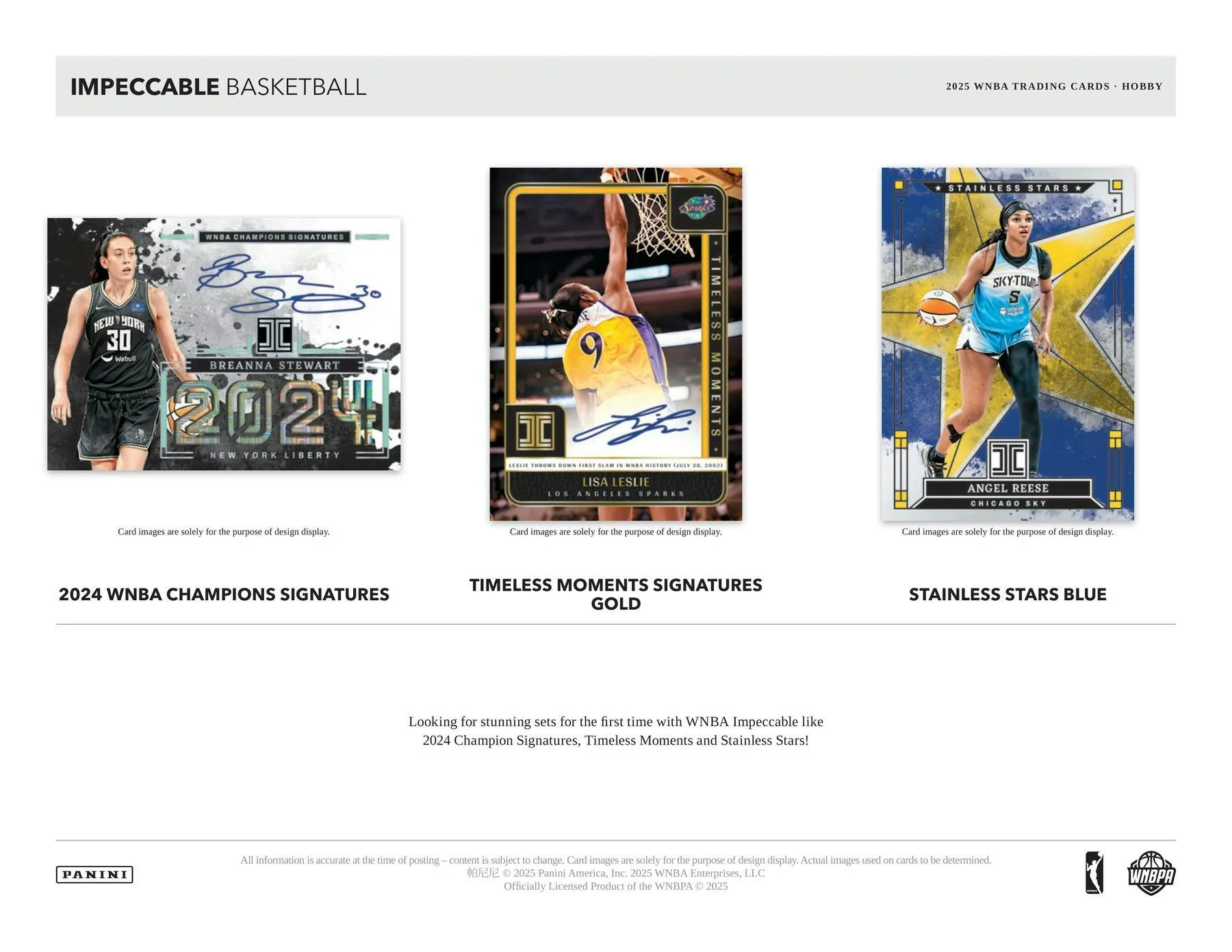 2025 Panini Impeccable WNBA Basketball Hobby Box | Columbia Sports Cards - Image 4