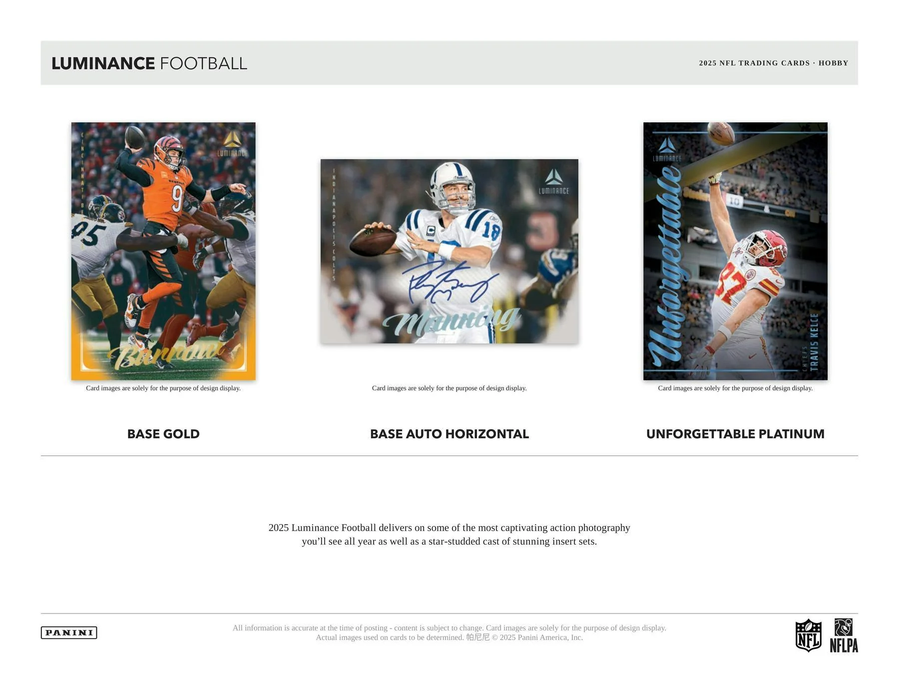 2025 Panini Luminance Football Hobby Box | Columbia Sports Cards & More - Image 3