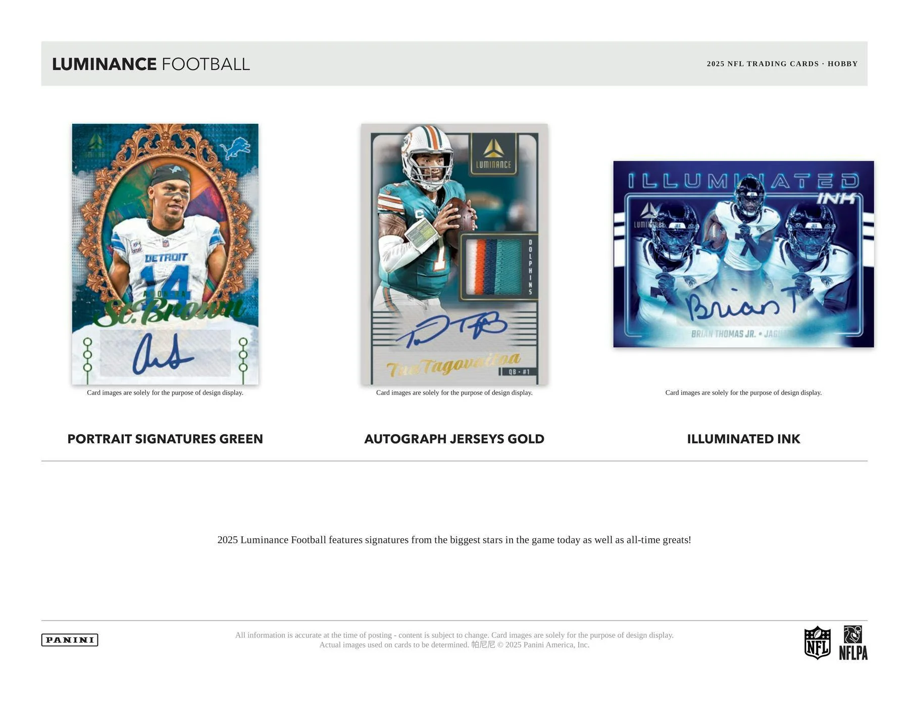 2025 Panini Luminance Football Hobby Box | Columbia Sports Cards & More - Image 4