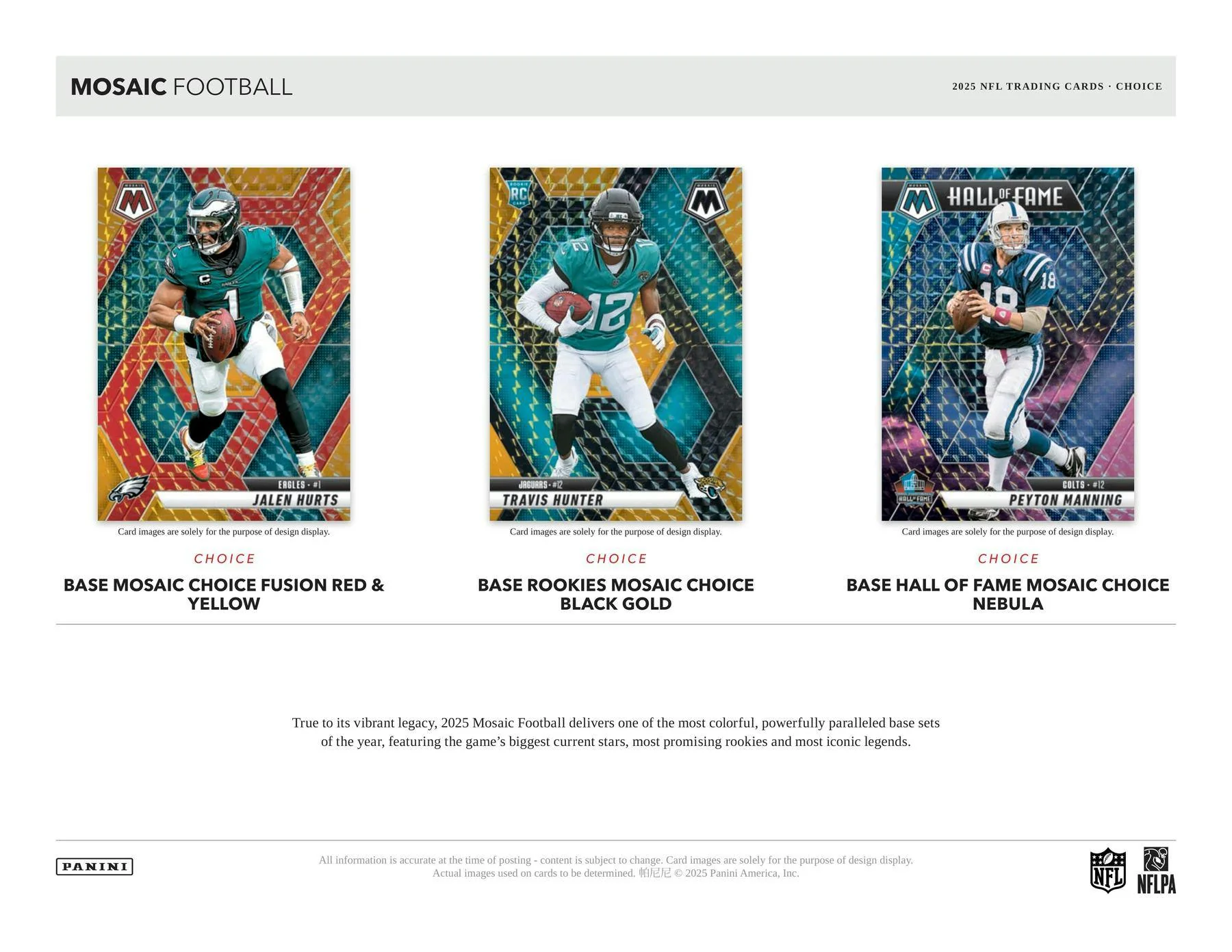 2025 Panini Mosaic Football Choice Box | Columbia Sports Cards - Image 2