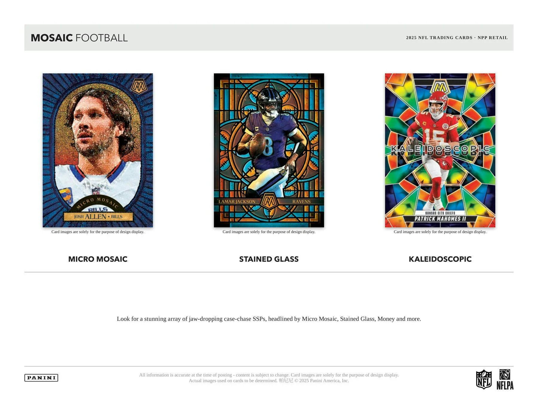 2025 Panini Mosaic Football Mega Box (Reactive Purple) | Columbia Sports Cards - Image 5