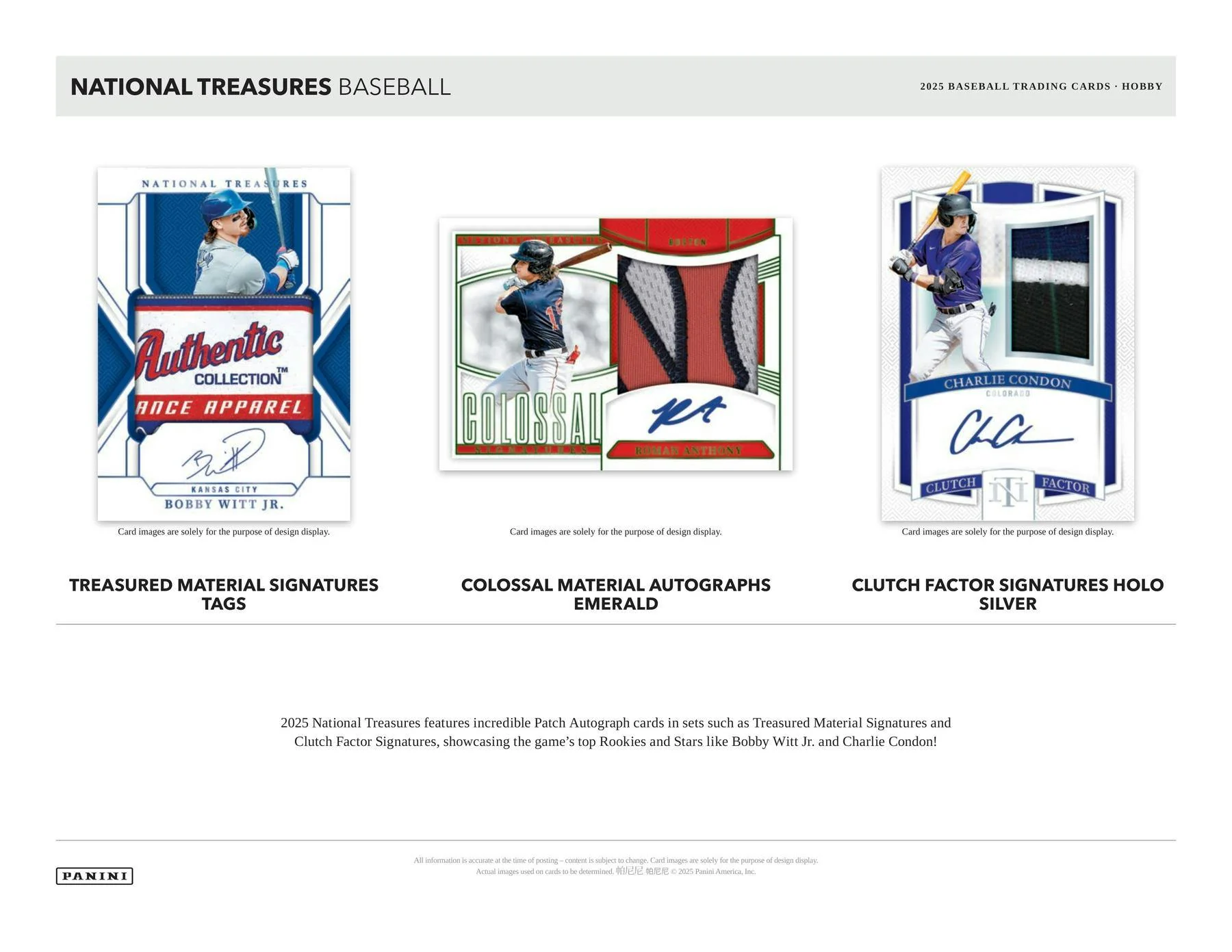 2025 Panini National Treasures Baseball Hobby Box | Columbia Sports Cards - Image 5