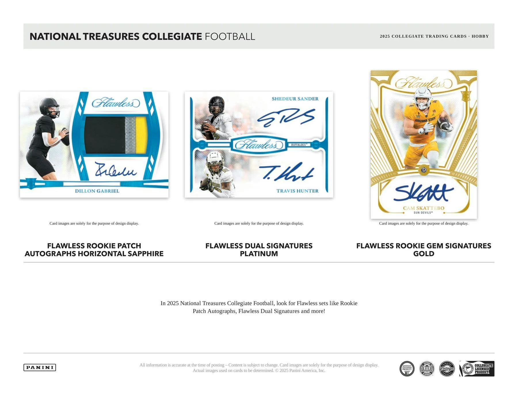 2025 Panini National Treasures Collegiate Football Hobby Box | Columbia Sports Cards - Image 4