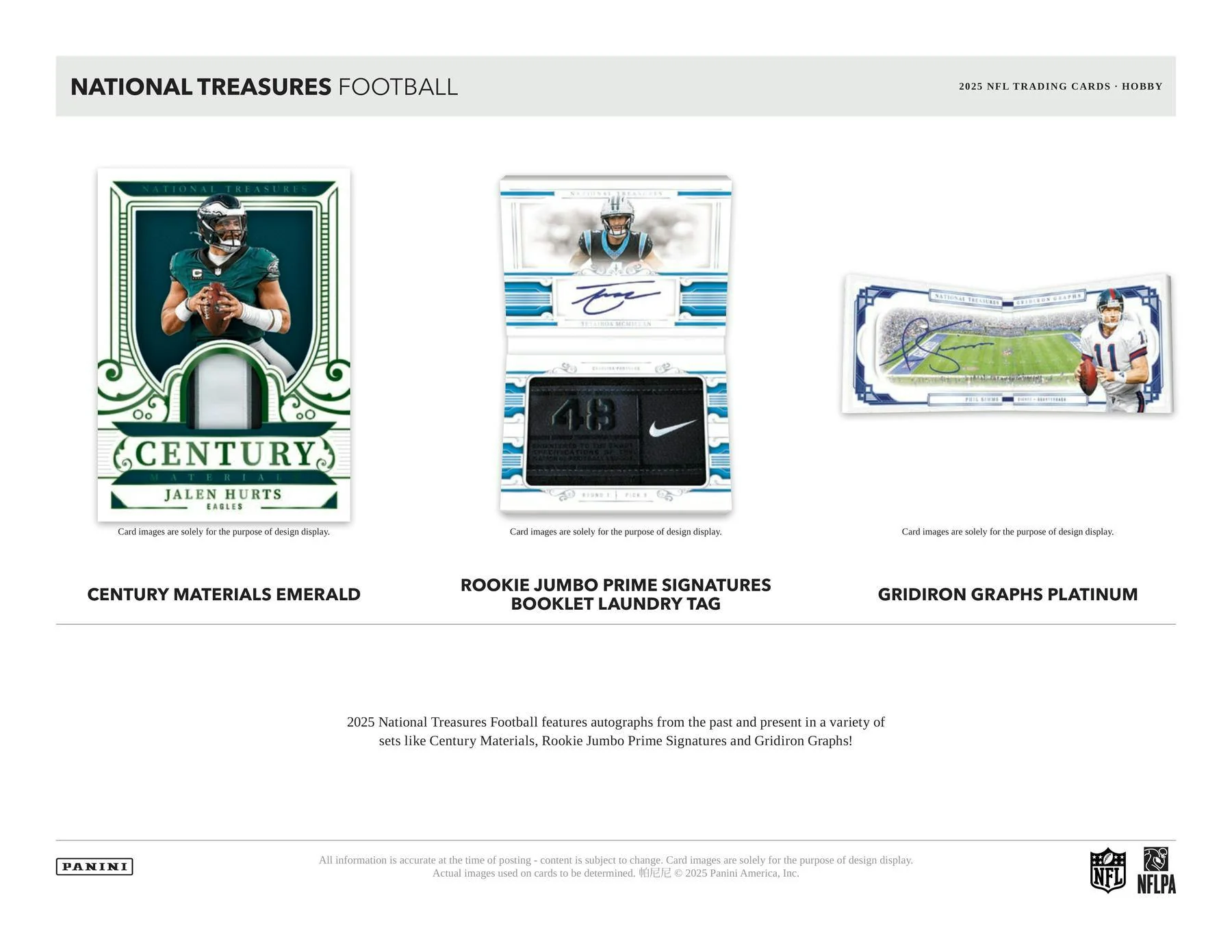 2025 Panini National Treasures Football Hobby Box | Columbia Sports Cards - Image 4