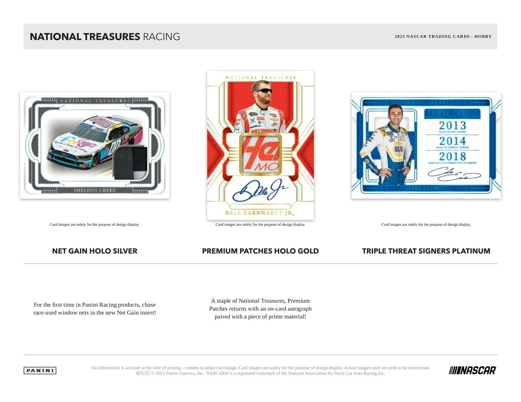 2025 Panini National Treasures Racing Hobby Box | Columbia Sports Cards - Image 4