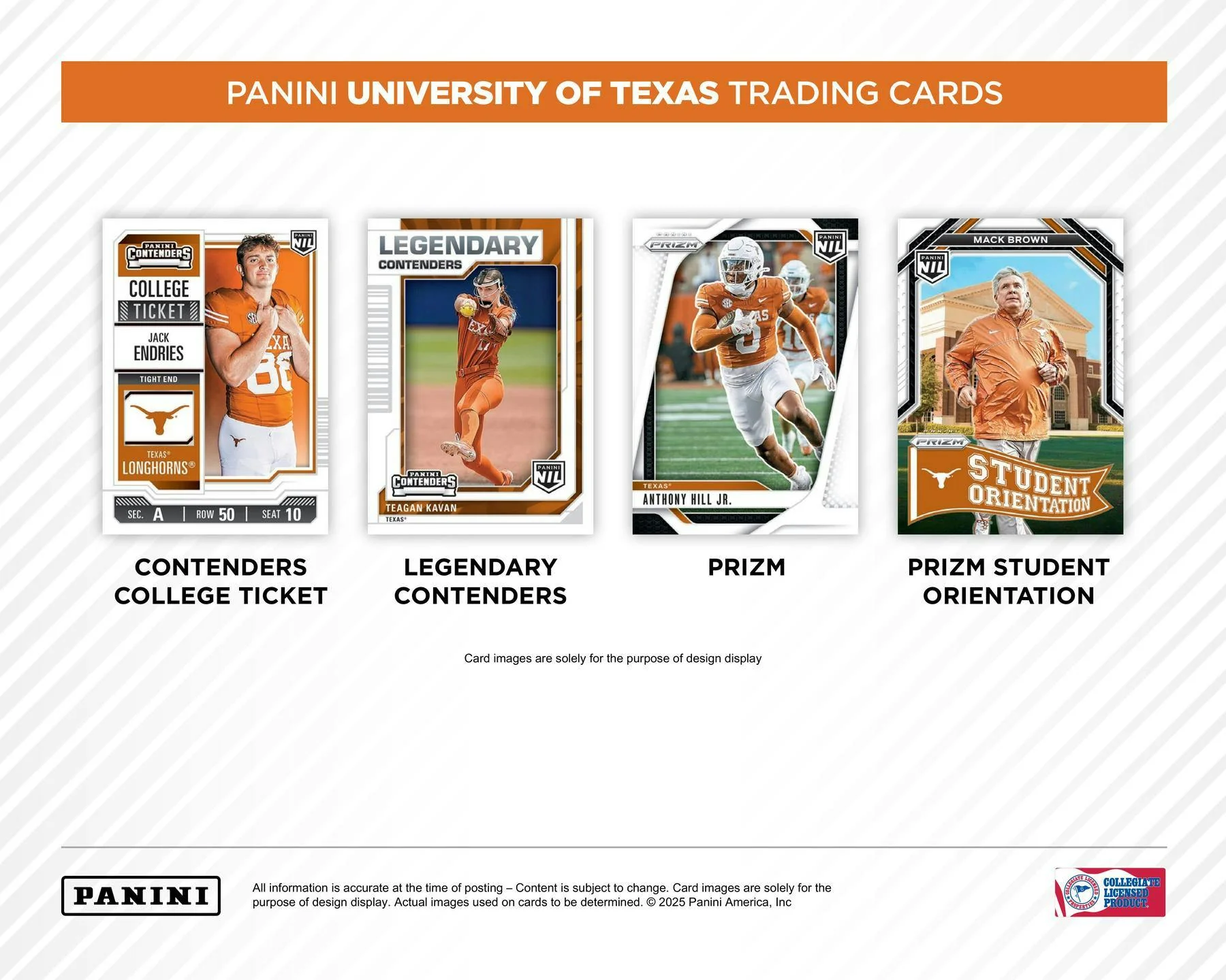2025 Panini NIL Texas Longhorns Hobby Box | Columbia Sports Cards - Image 2