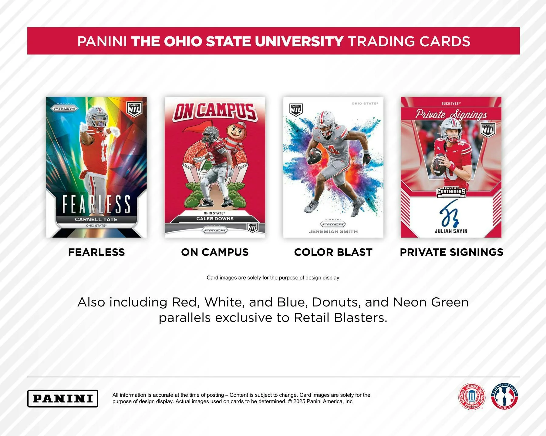 2025 Panini NIL The Ohio State University 6-Pack Blaster Box | Columbia Sports Cards - Image 4