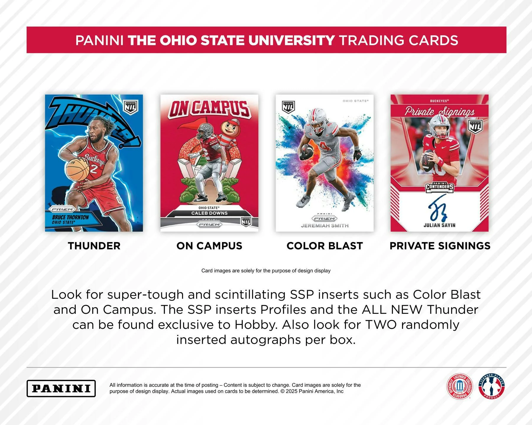 2025 Panini NIL The Ohio State University Hobby Box | Columbia Sports Cards - Image 4