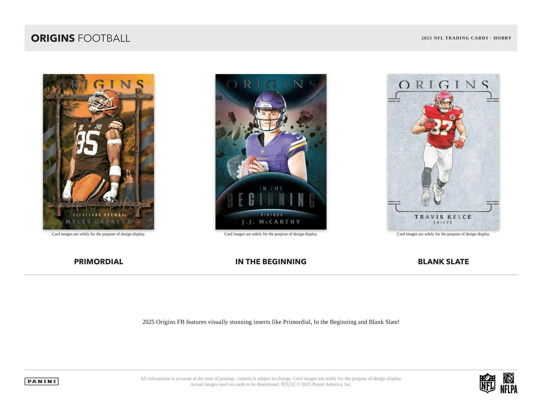 2025 Panini Origins Football Hobby Box | Columbia Sports Cards - Image 6
