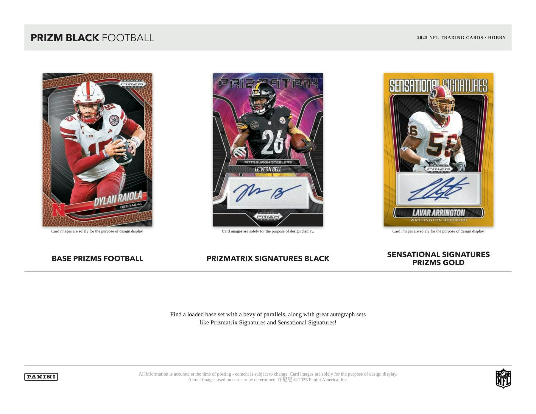 2025 Panini Prizm Black Football Hobby Box | Columbia Sports Cards - Image 3