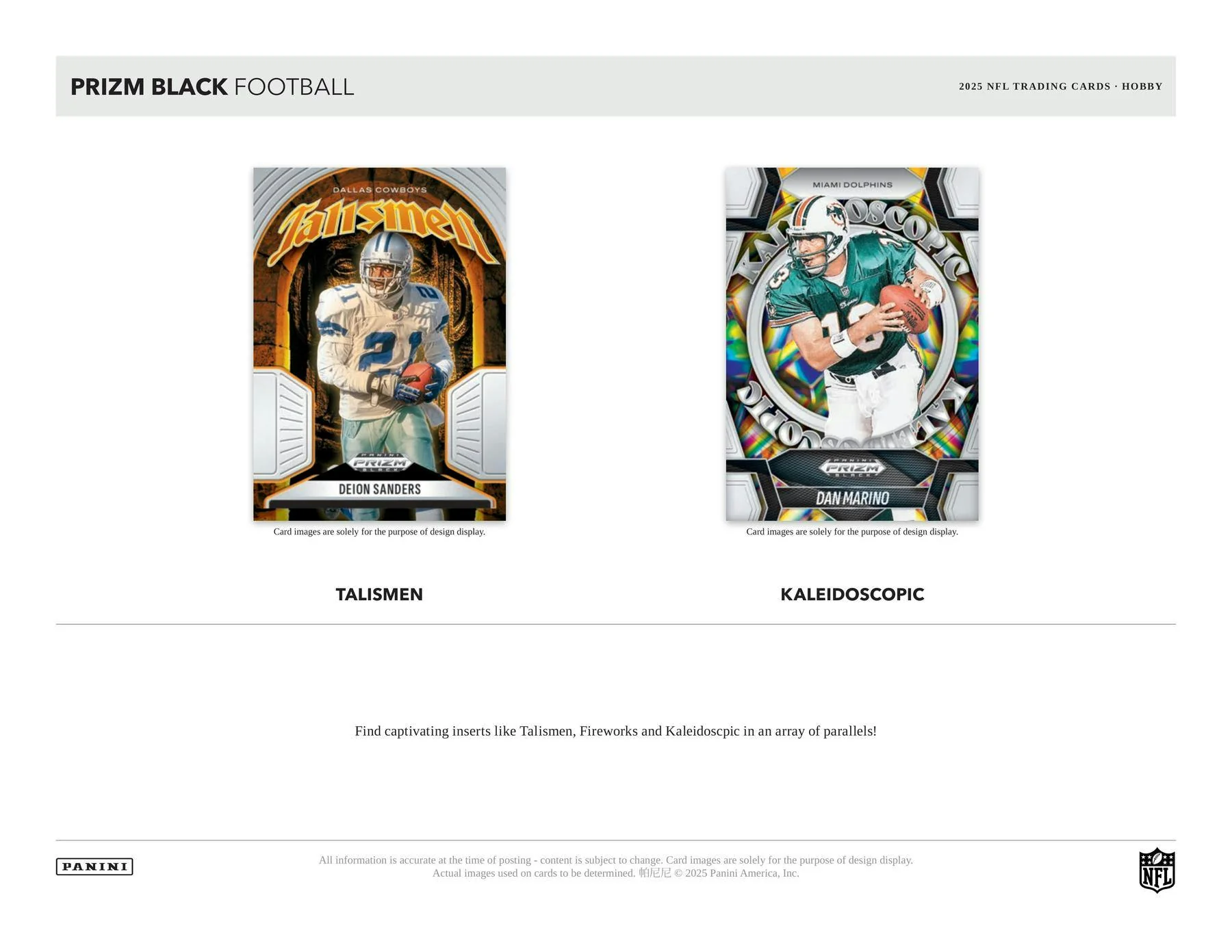 2025 Panini Prizm Black Football Hobby Box | Columbia Sports Cards - Image 4
