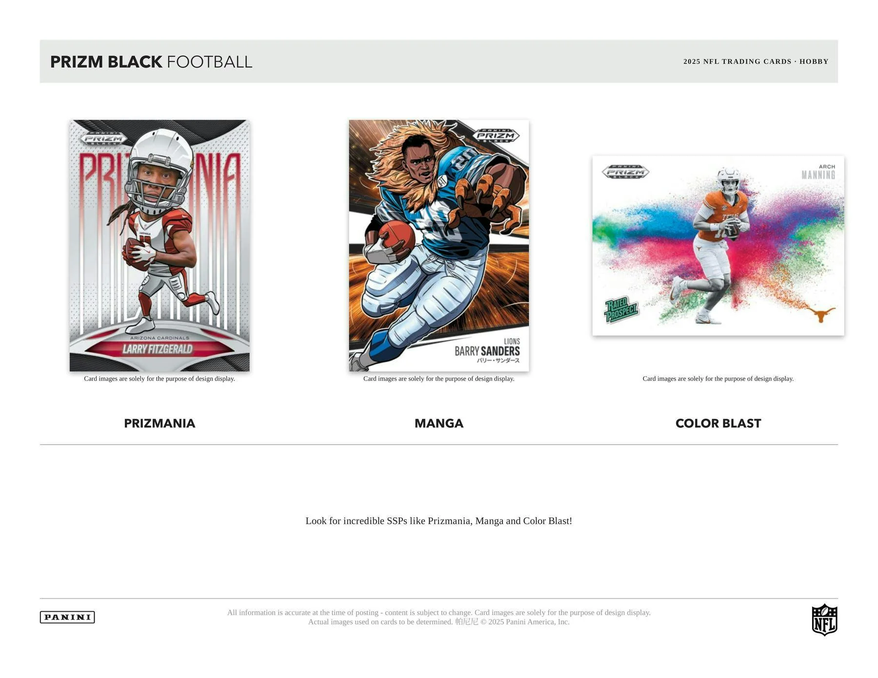 2025 Panini Prizm Black Football Hobby Box | Columbia Sports Cards - Image 5