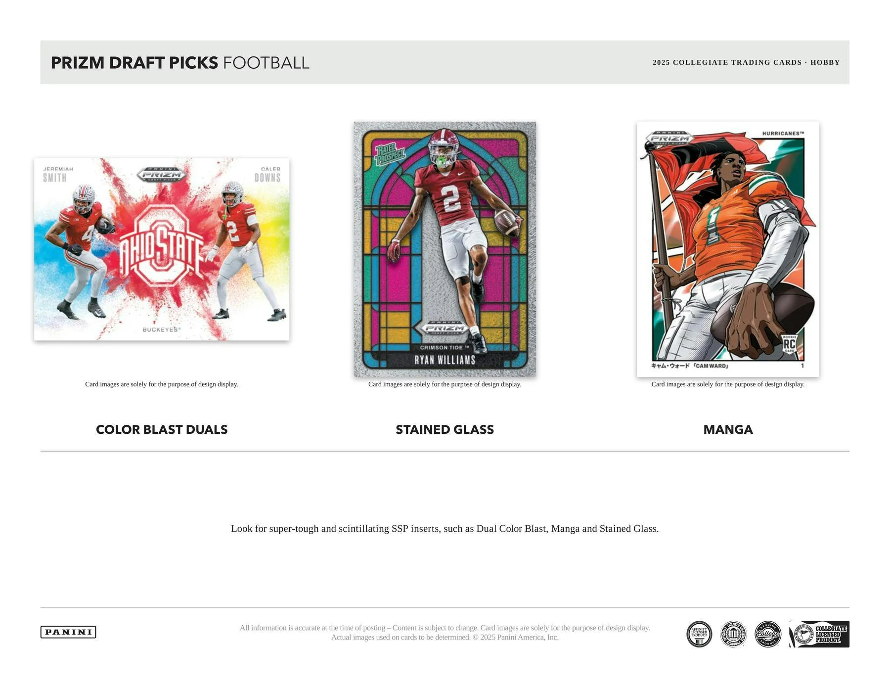 2025 Panini Prizm Draft Picks Football Hobby Box | Columbia Sports Cards - Image 4