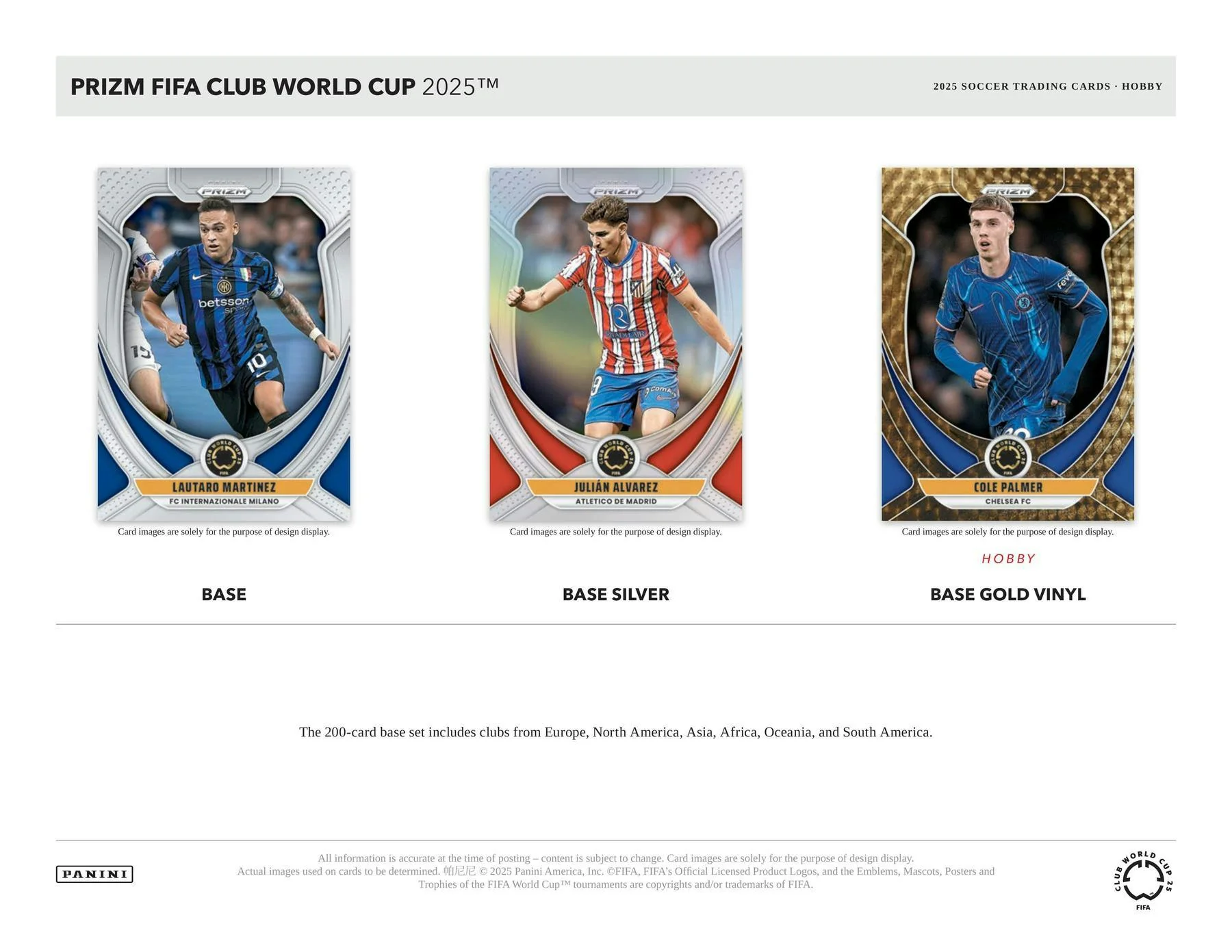 2025 Panini Prizm FIFA Club World Cup Soccer Hobby Box | Columbia Sports Cards - Image 3