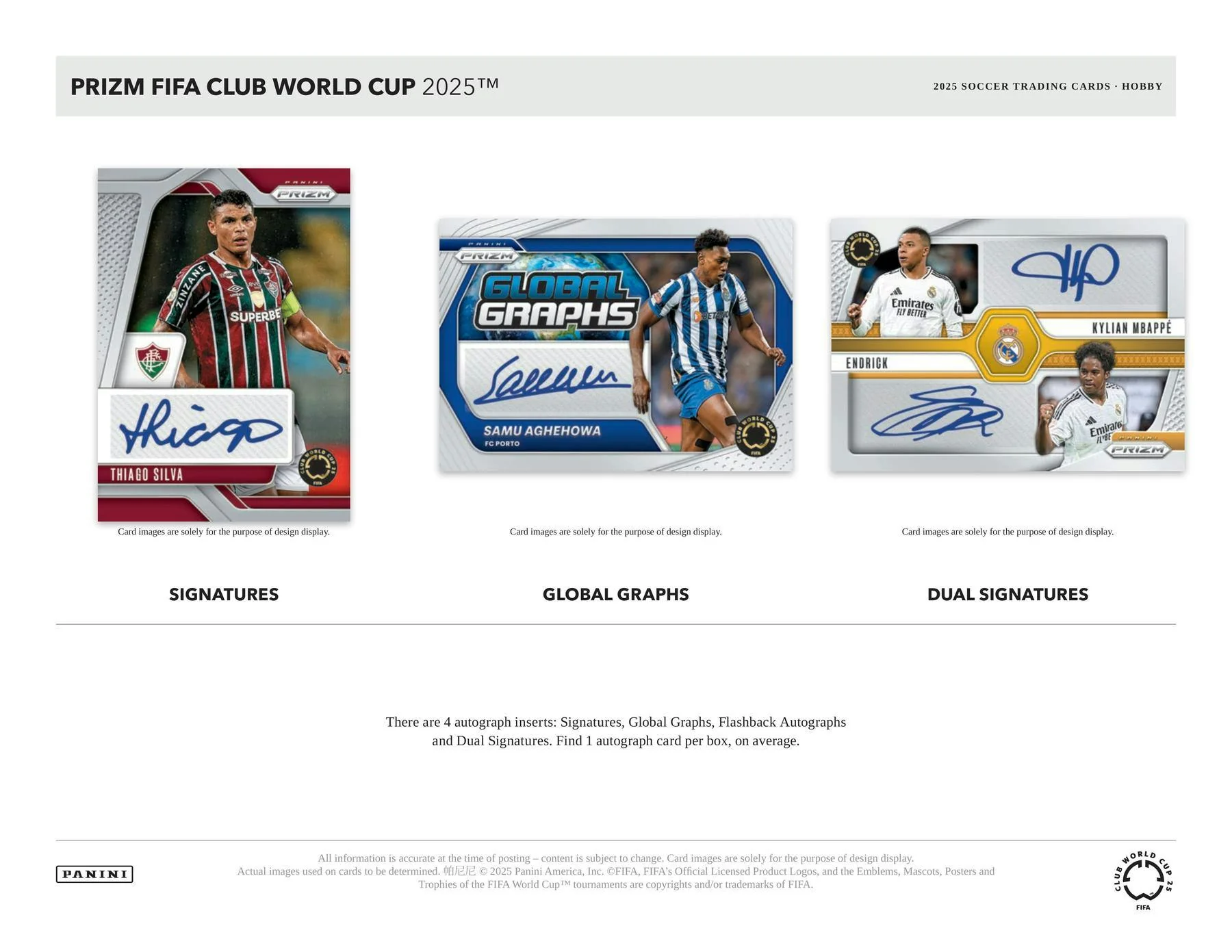 2025 Panini Prizm FIFA Club World Cup Soccer Hobby Box | Columbia Sports Cards - Image 5