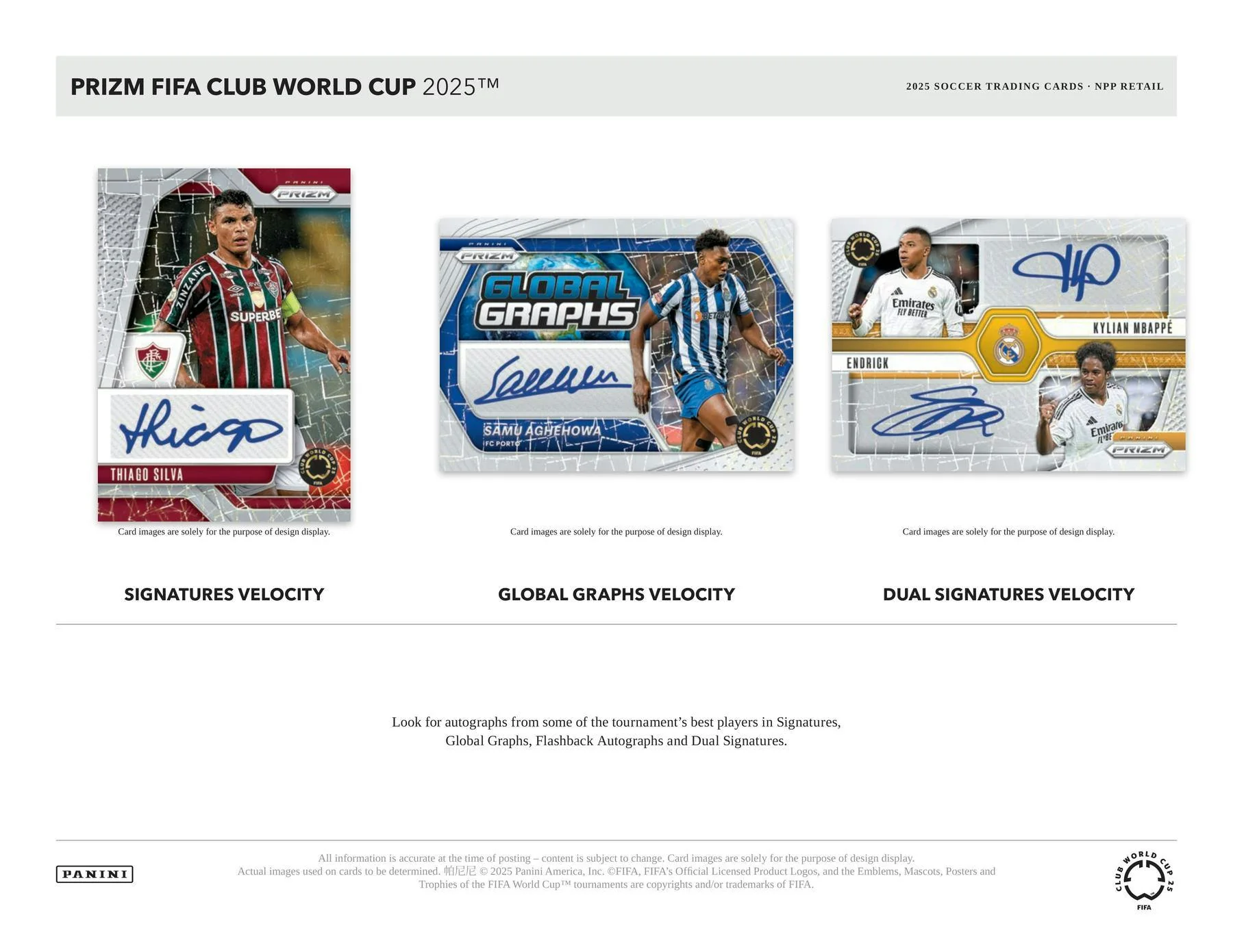 2025 Panini Prizm FIFA Club World Cup Soccer Mega Box | Columbia Sports Cards - Image 6
