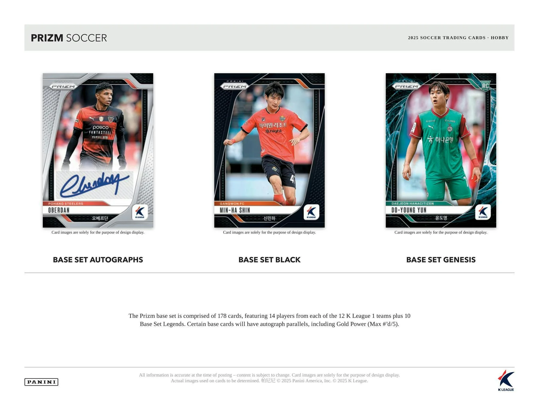 2025 Panini Prizm K League Soccer Hobby Box | Columbia Sports Cards & More - Image 4
