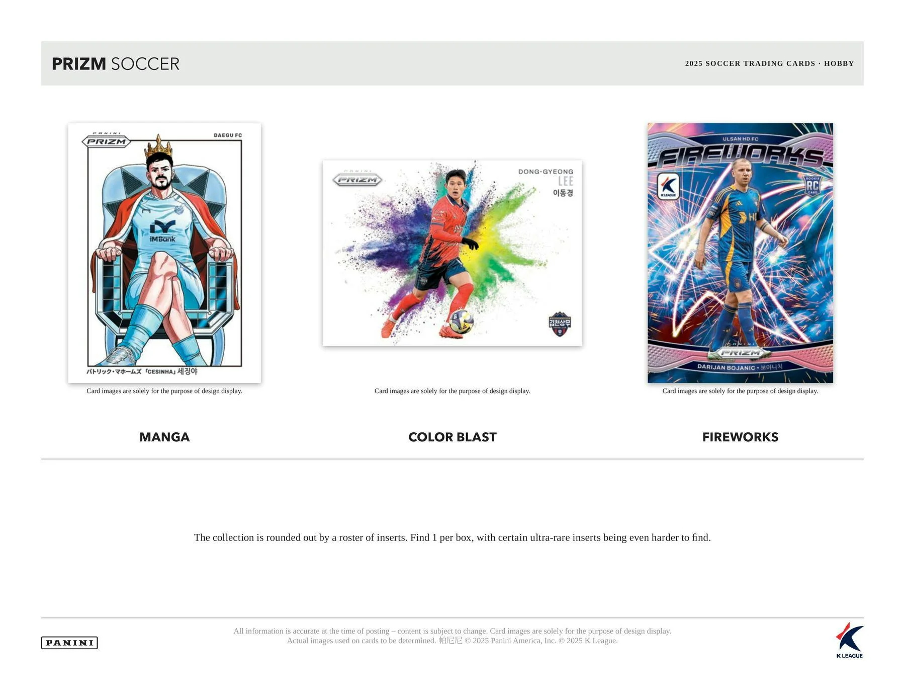 2025 Panini Prizm K League Soccer Hobby Box | Columbia Sports Cards & More - Image 5