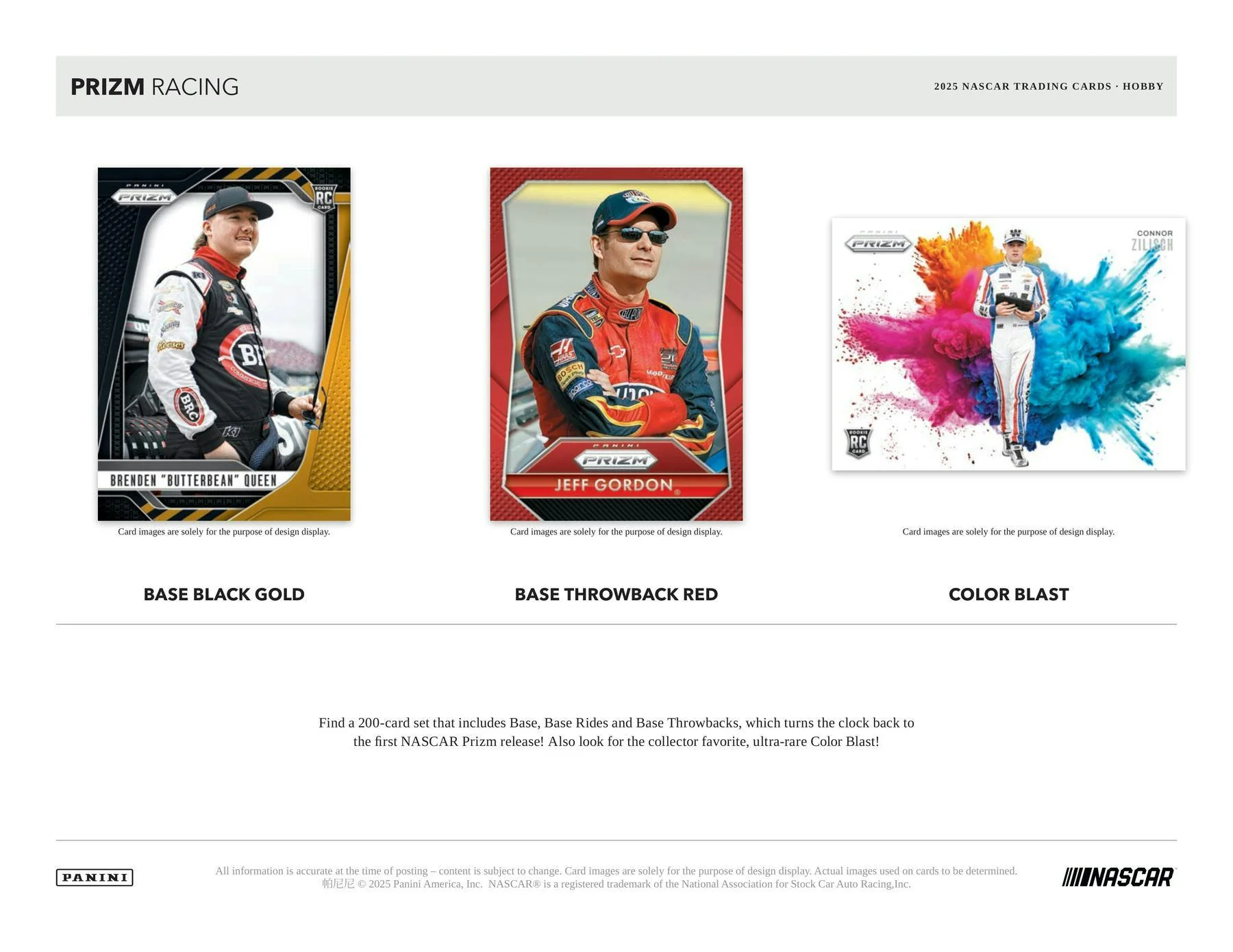 2025 Panini Prizm NASCAR Racing Hobby Box | Columbia Sports Cards - Image 3