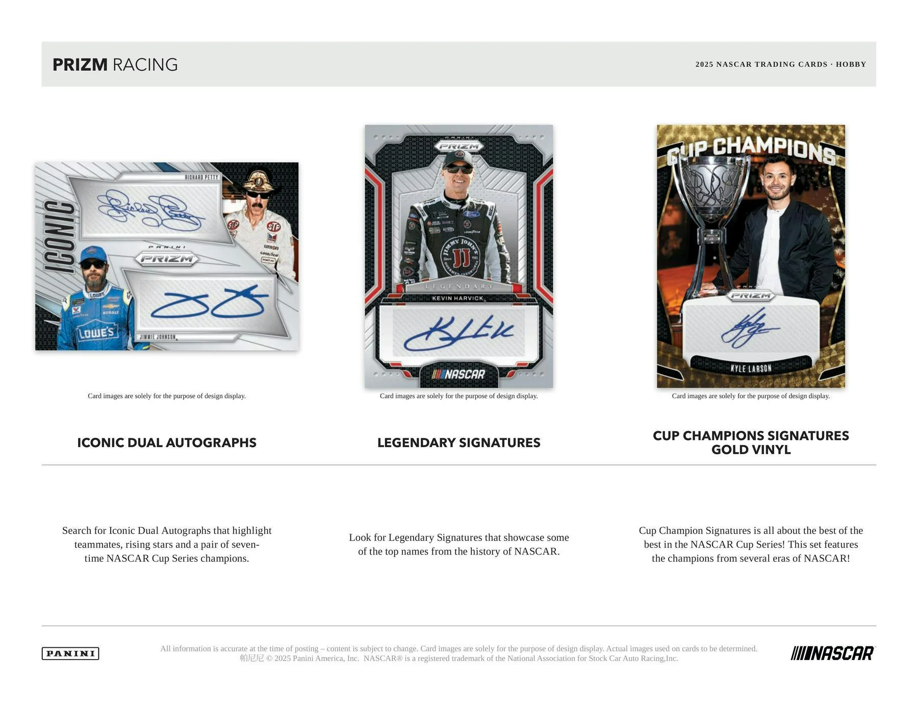 2025 Panini Prizm NASCAR Racing Hobby Box | Columbia Sports Cards - Image 4