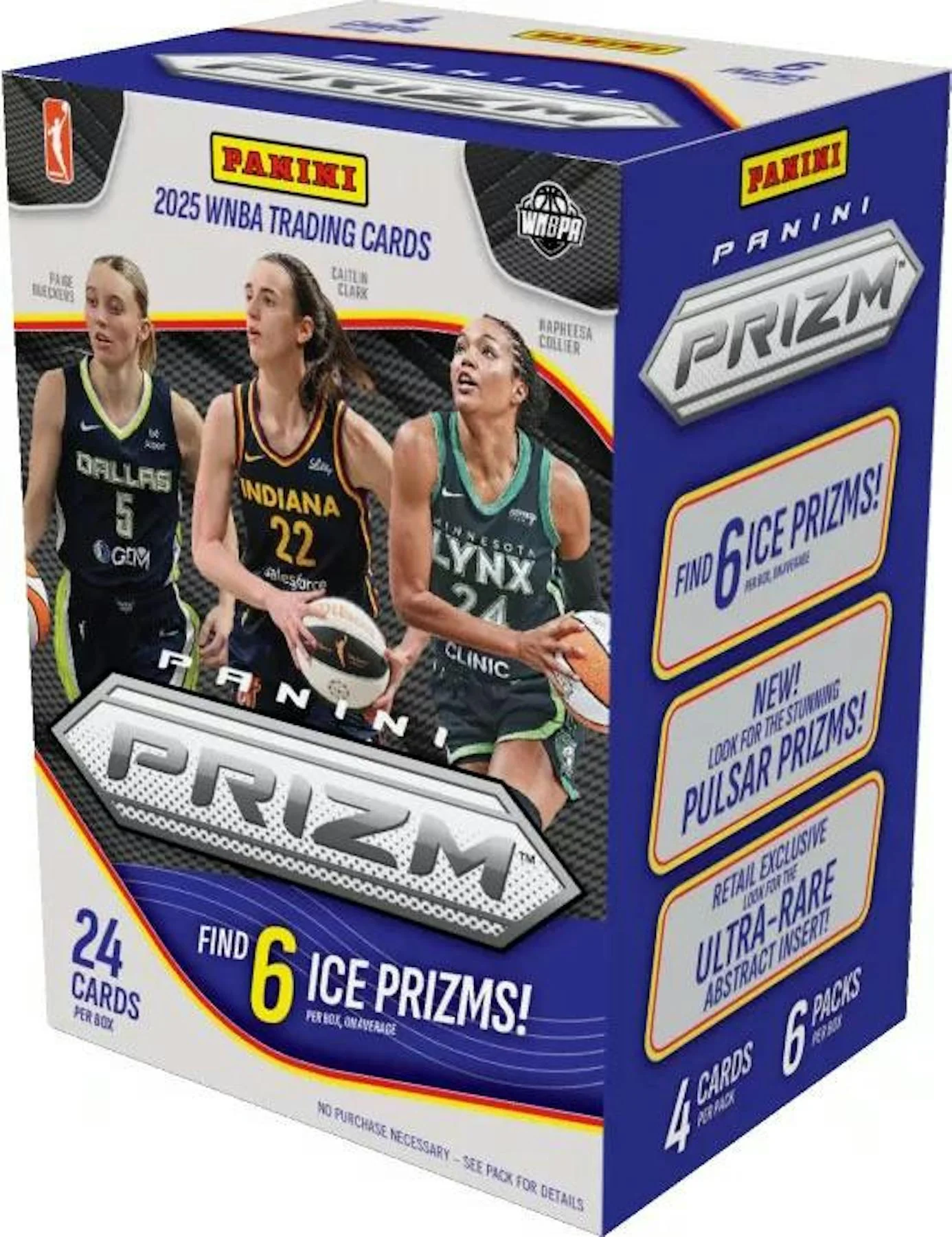 2025 Panini Prizm WNBA Basketball 6-Pack Blaster Box (Ice Prizms) | Columbia Sports Cards