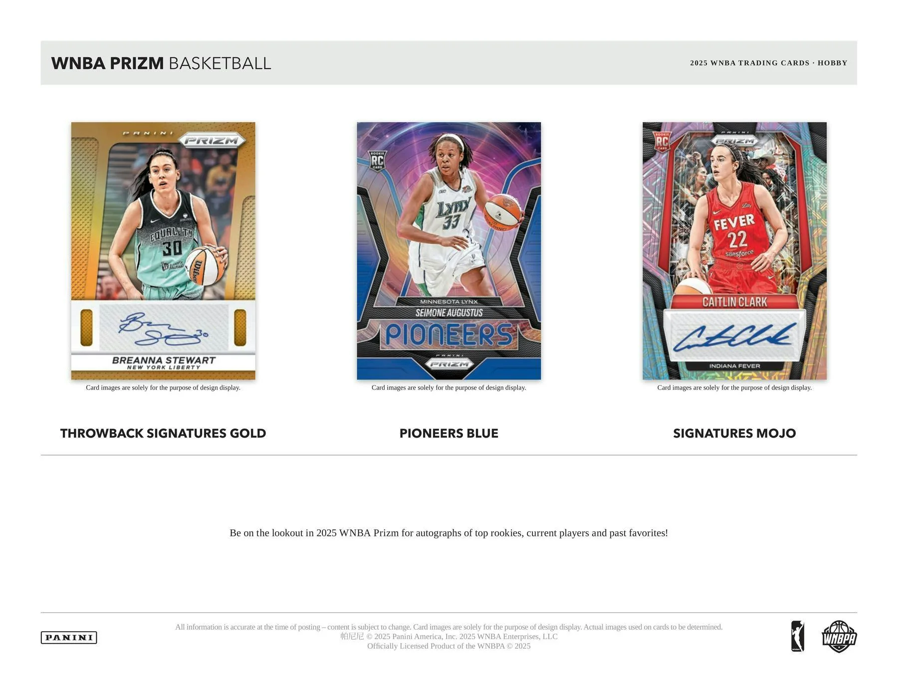 2025 Panini Prizm WNBA Basketball Hobby Box | Columbia Sports Cards - Image 3