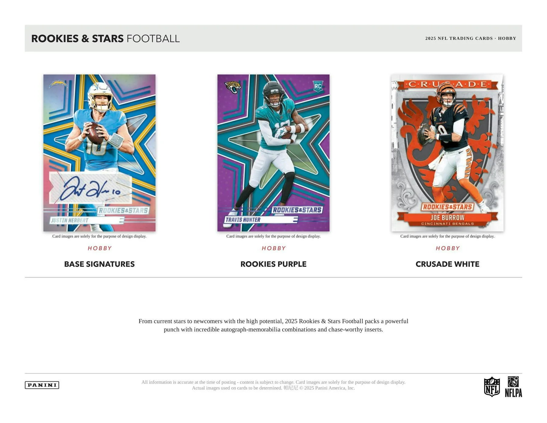 2025 Panini Rookies & Stars Football Hobby Box | Columbia Sports Cards - Image 2