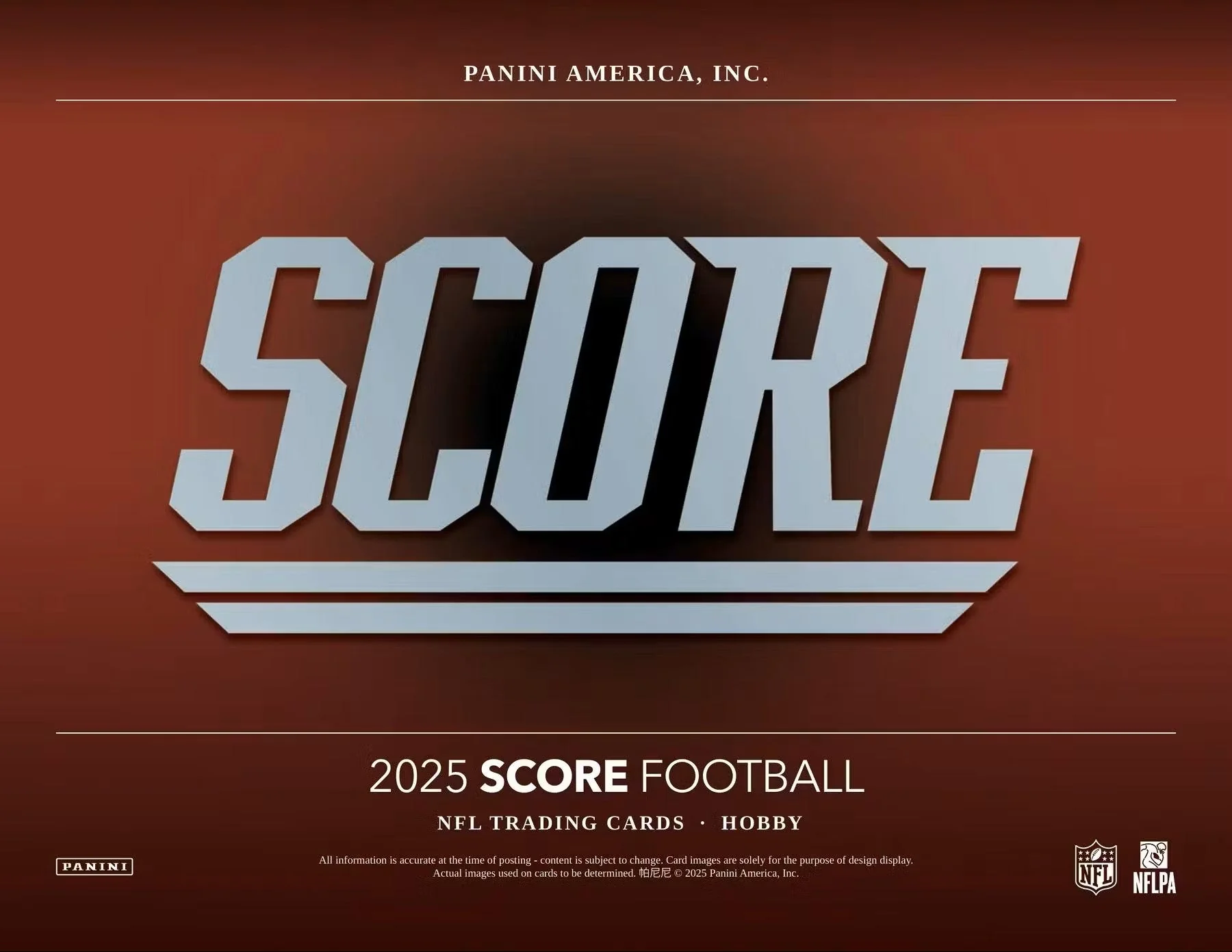 2025 Panini Score Football Hobby Box | Columbia Sports Cards & More - Image 3