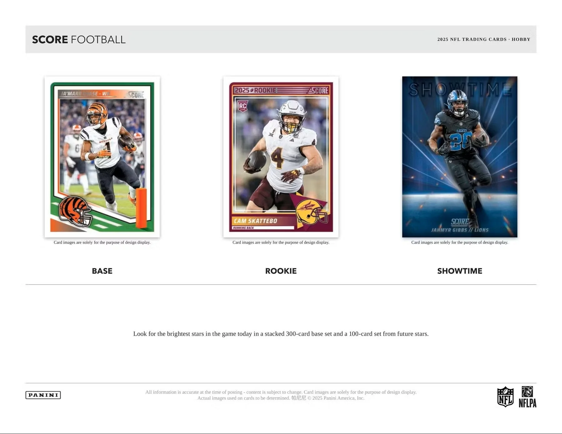 2025 Panini Score Football Hobby Box | Columbia Sports Cards & More - Image 4