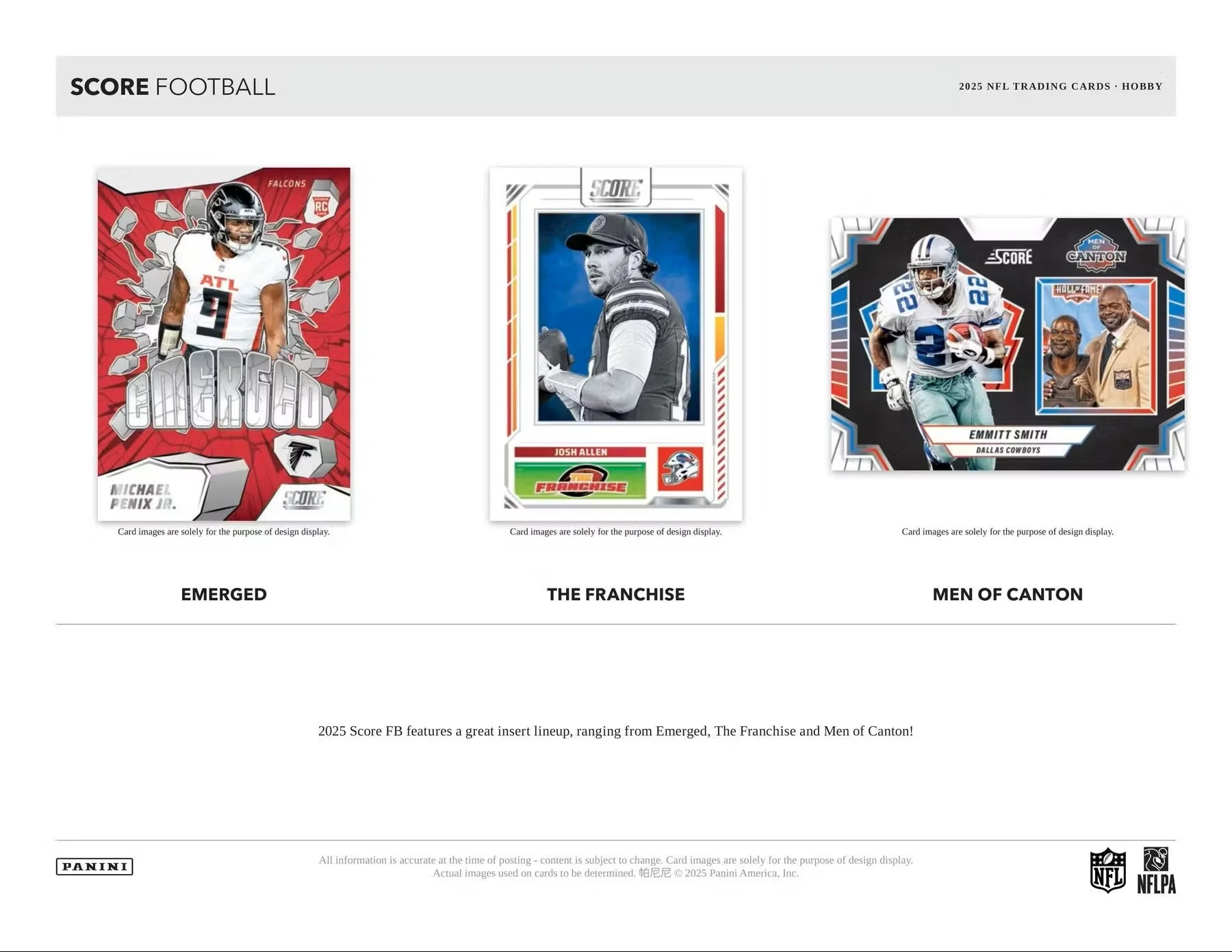 2025 Panini Score Football Hobby Box | Columbia Sports Cards & More - Image 5