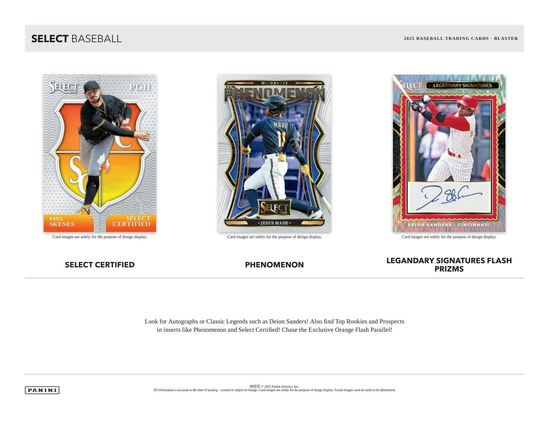2025 Panini Select Baseball Blaster Box | Columbia Sports Cards - Image 4
