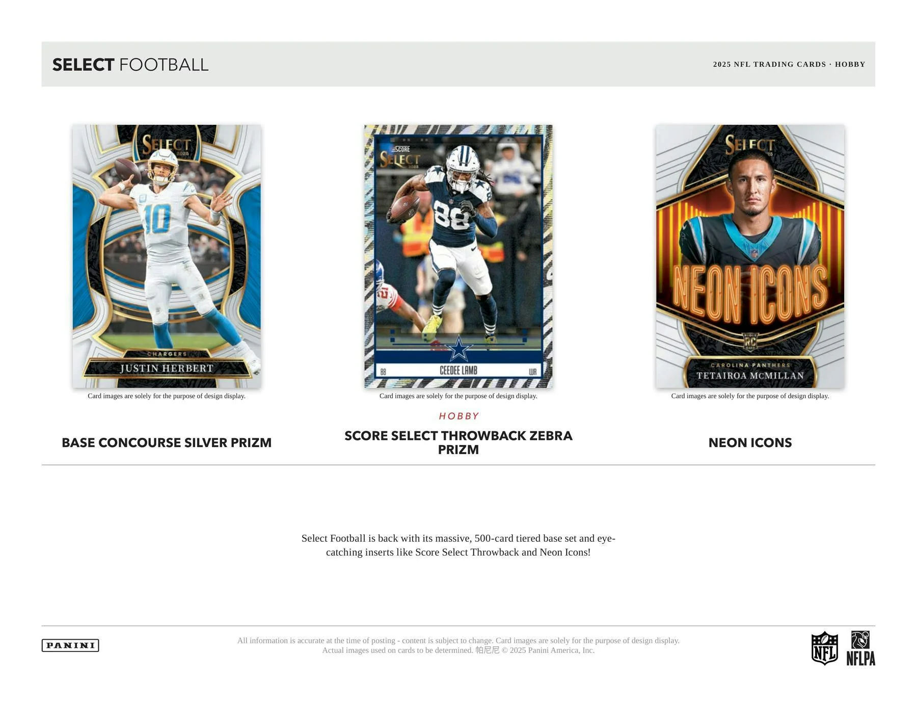 2025 Panini Select Football Hobby Box | Columbia Sports Cards - Image 2