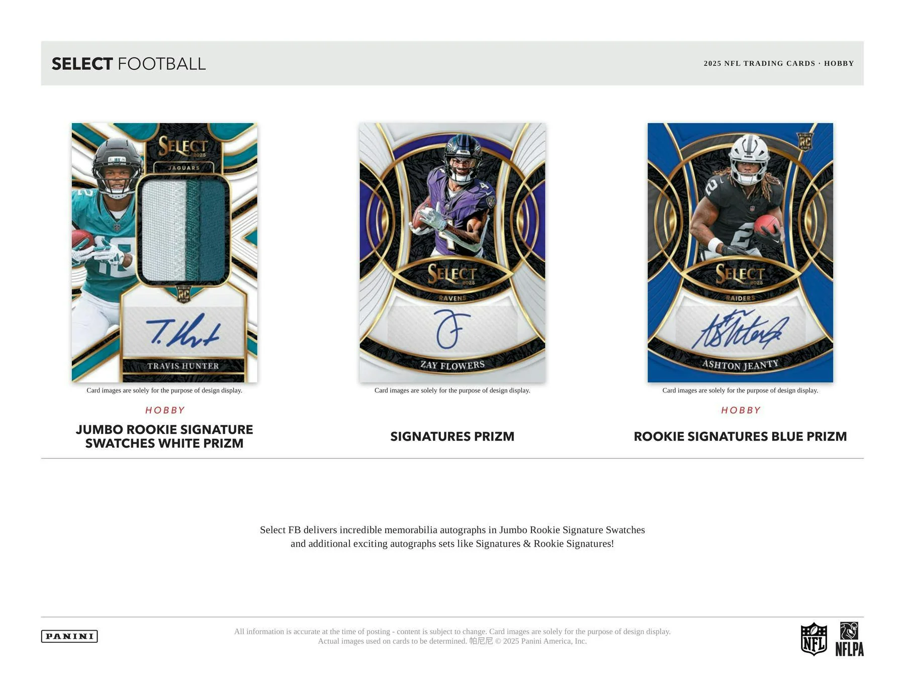 2025 Panini Select Football Hobby Box | Columbia Sports Cards - Image 3