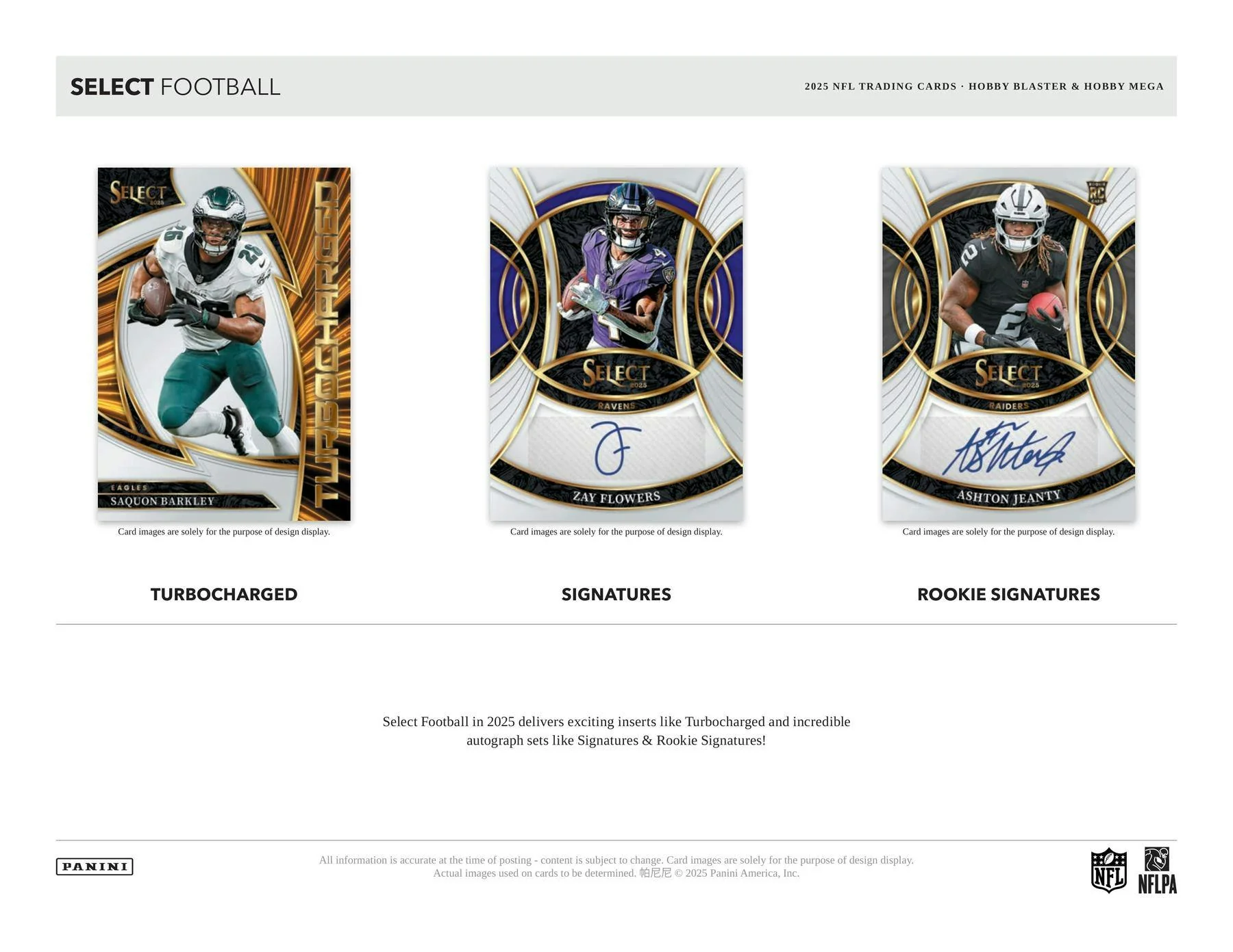 2025 Panini Select Football Mega Hobby Box | Columbia Sports Cards - Image 4