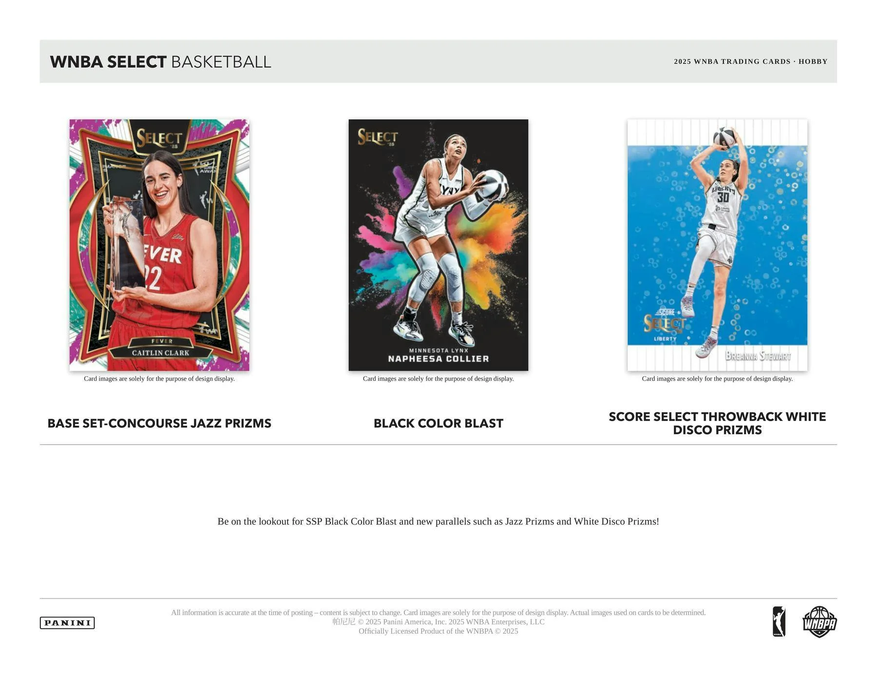 2025 Panini Select WNBA Basketball Hobby Box | Columbia Sports Cards - Image 2