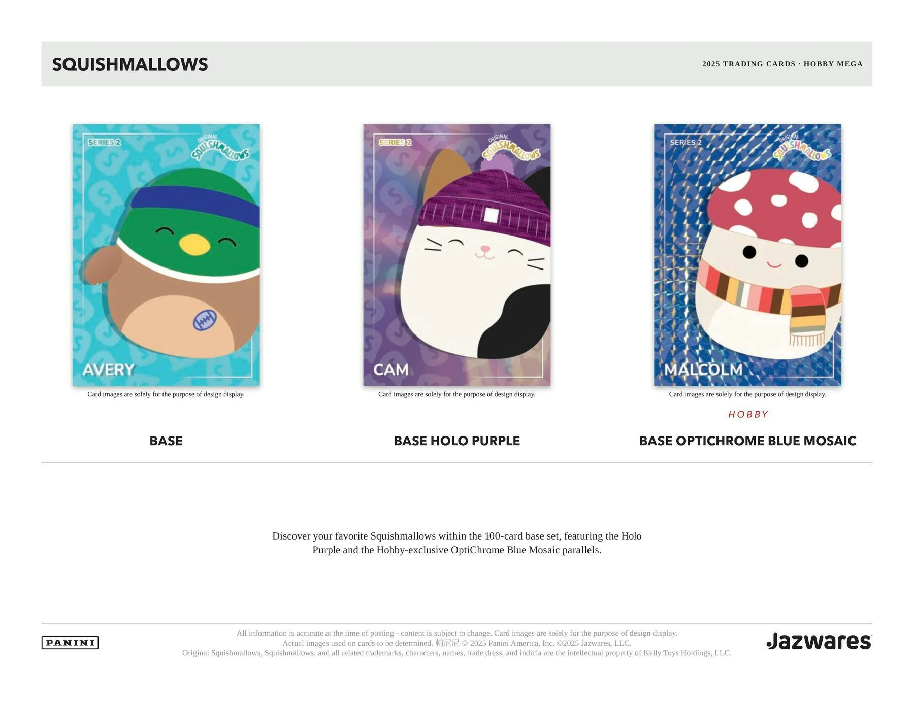 2025 Panini Squishmallows Trading Cards Hobby Mega Box | Columbia Sports Cards - Image 3