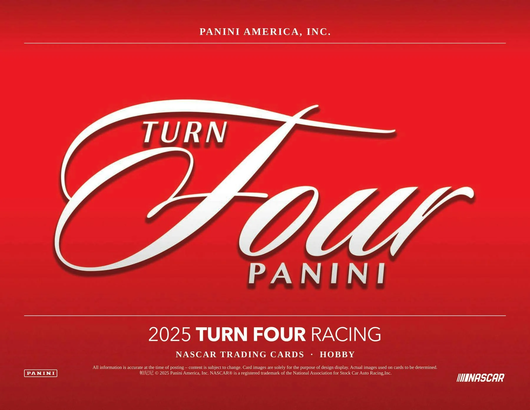 2025 Panini Turn Four Racing Hobby Box | Columbia Sports Cards - Image 3