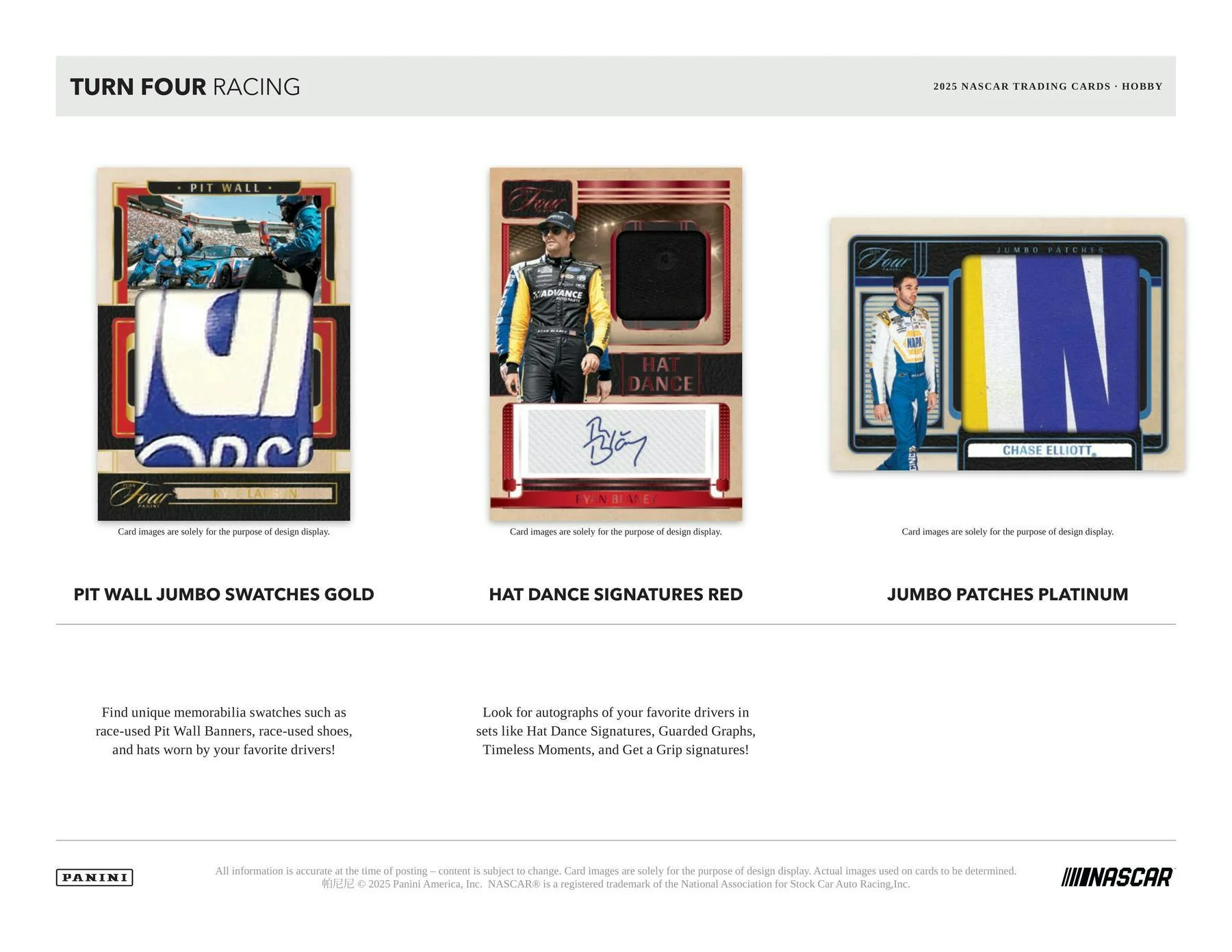 2025 Panini Turn Four Racing Hobby Box | Columbia Sports Cards - Image 5