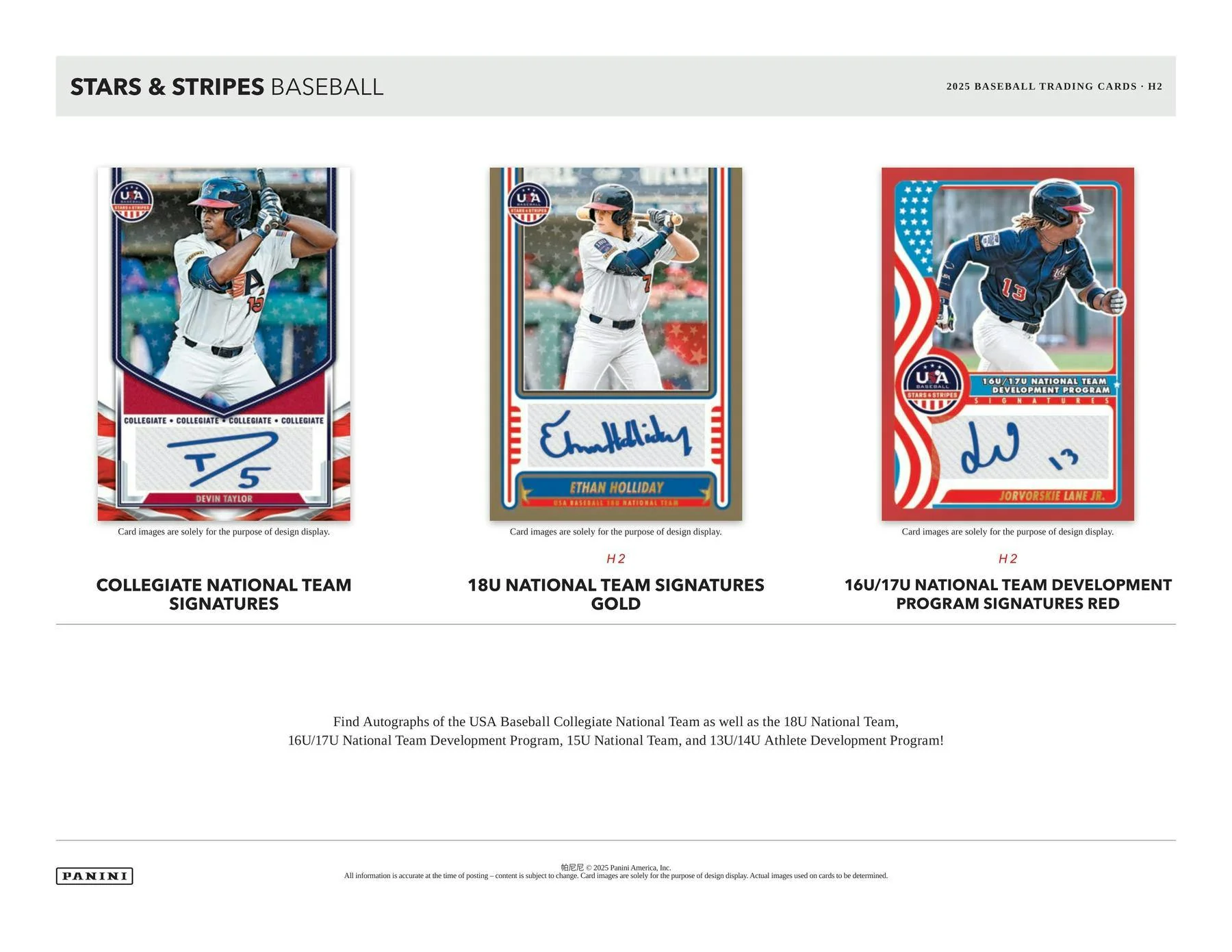 2025 Panini USA Stars & Stripes Baseball H2 Box - Image 5