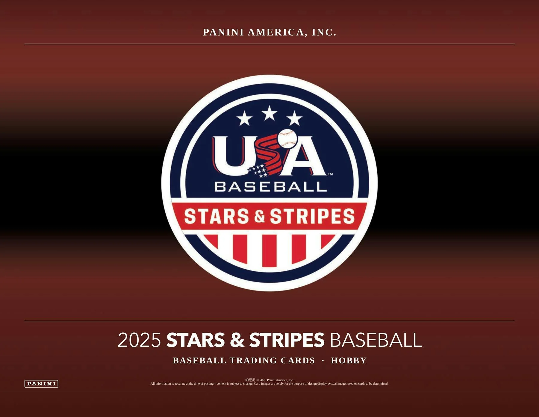 2025 Panini USA Stars & Stripes Baseball Hobby Box - Image 3
