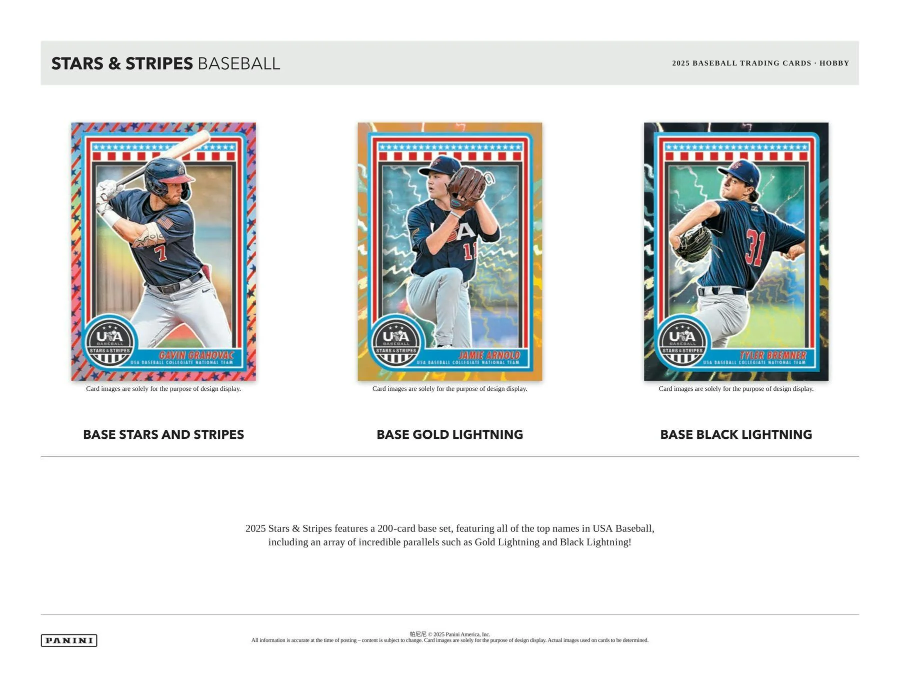 2025 Panini USA Stars & Stripes Baseball Hobby Box - Image 4