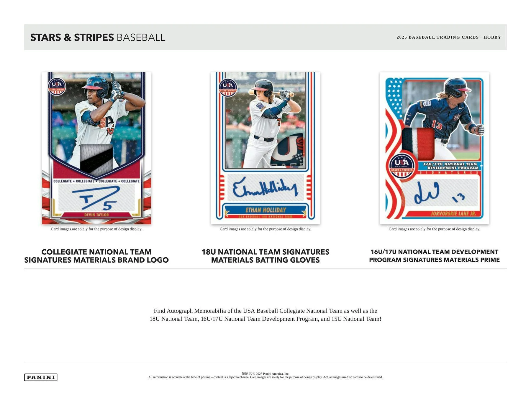 2025 Panini USA Stars & Stripes Baseball Hobby Box - Image 5