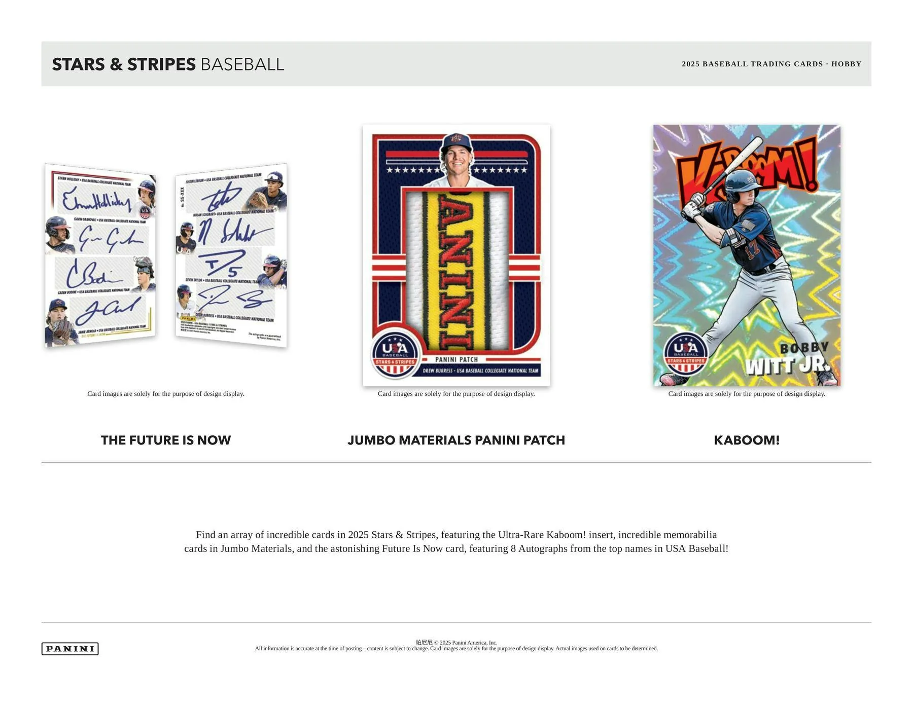 2025 Panini USA Stars & Stripes Baseball Hobby Box - Image 6