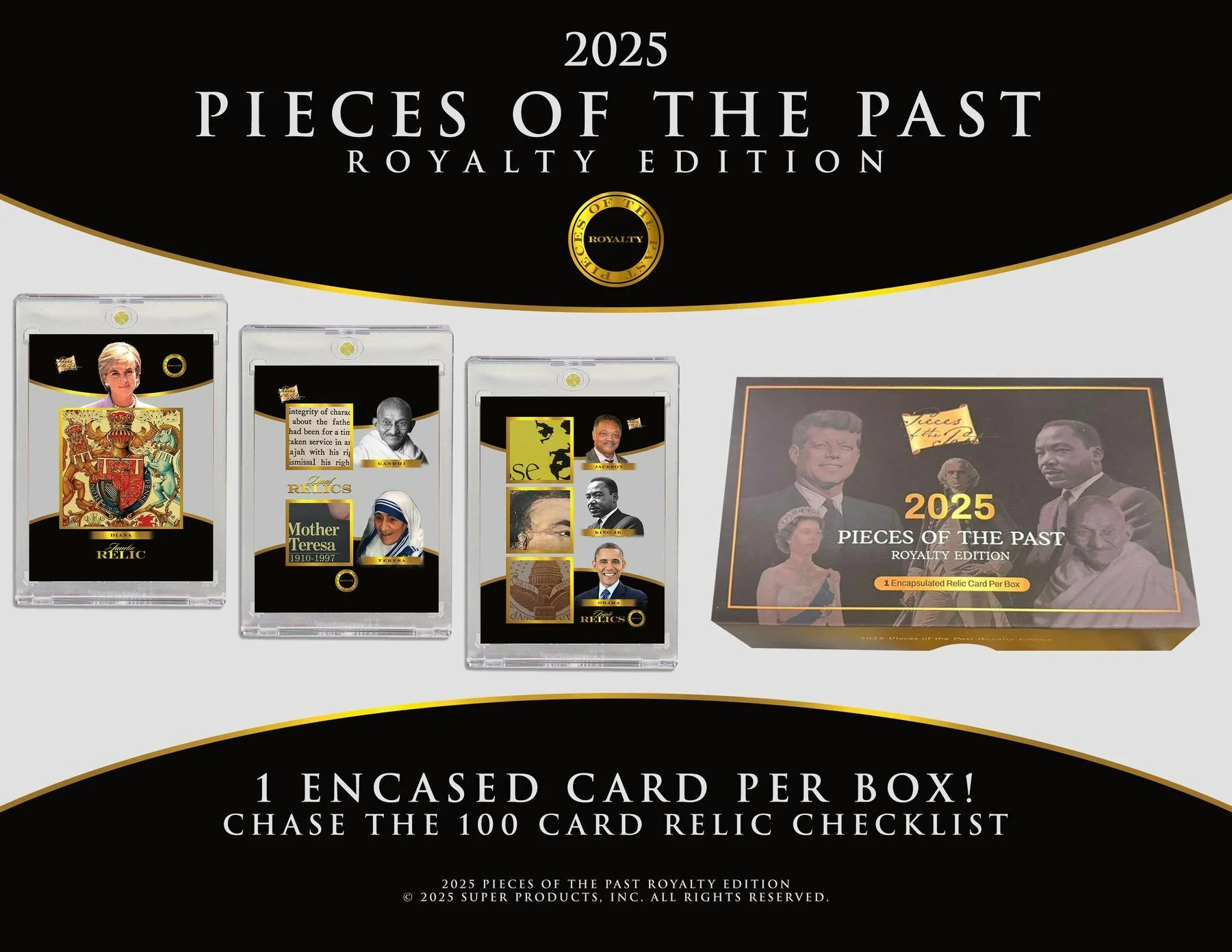 2025 Pieces of the Past Royalty Edition Hobby Box | Columbia Sports Cards - Image 2